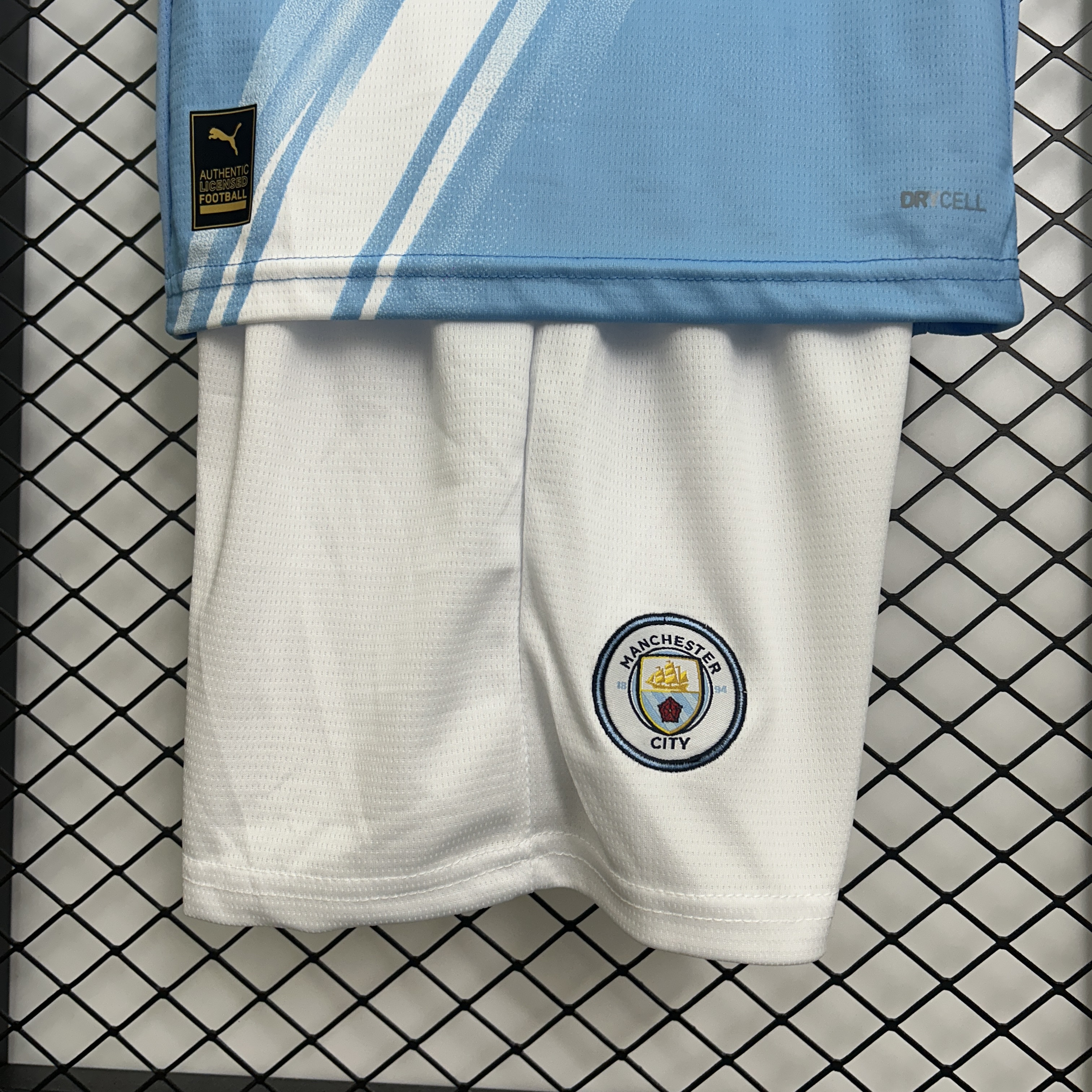 Manchester City Home Kids Kit Jersey+Shorts 2025/26