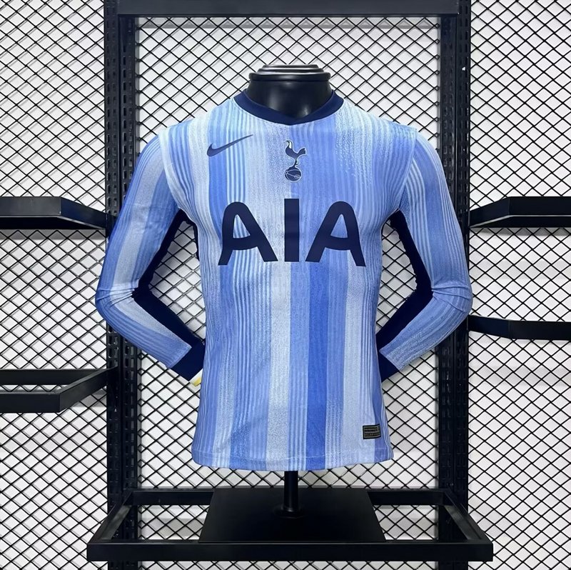 Tottenham Hotspur Authentic Football Jersey Away Long Sleeve Shirt 2024/25