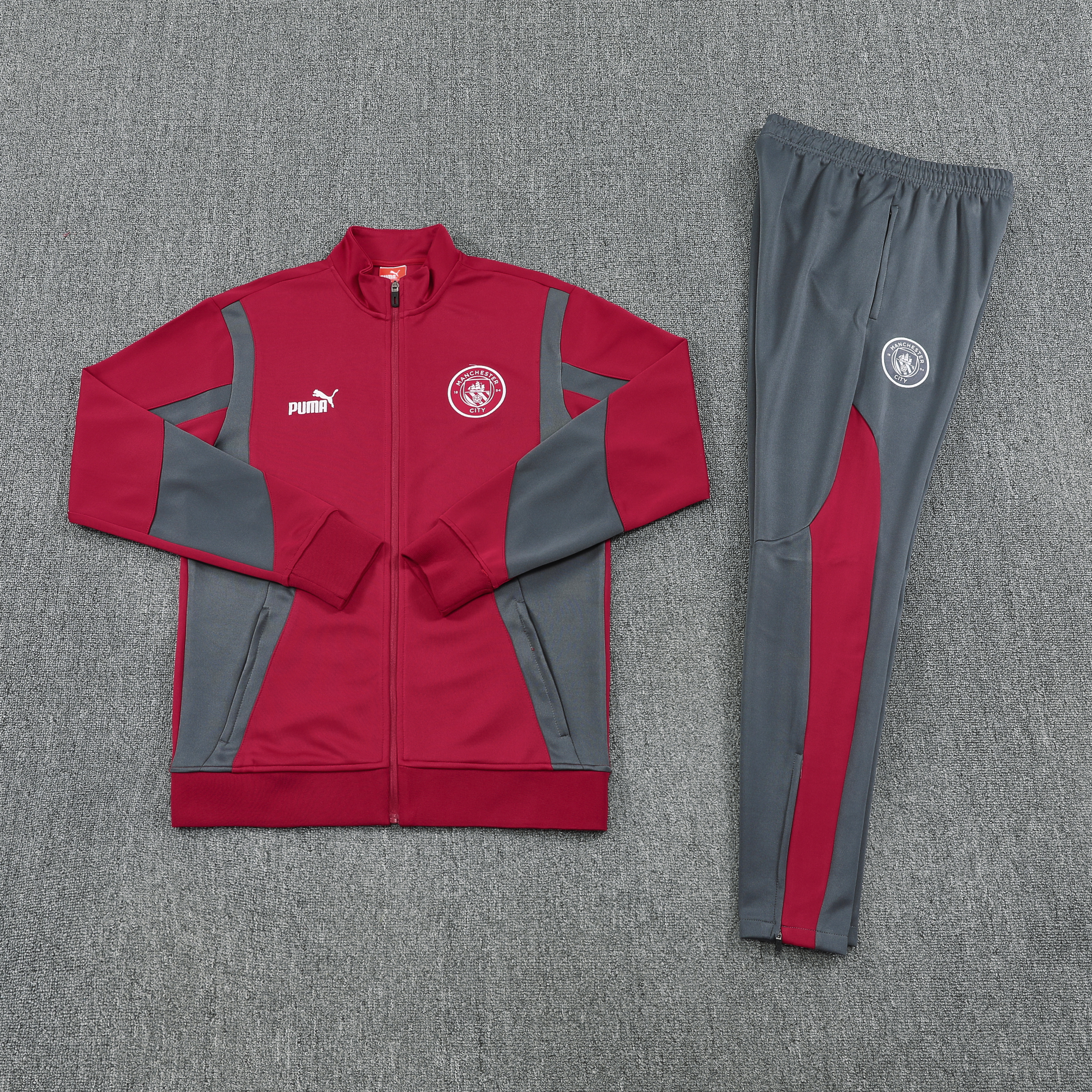 Manchester City Training Kit (Jacket+Pants) Red 2025/26