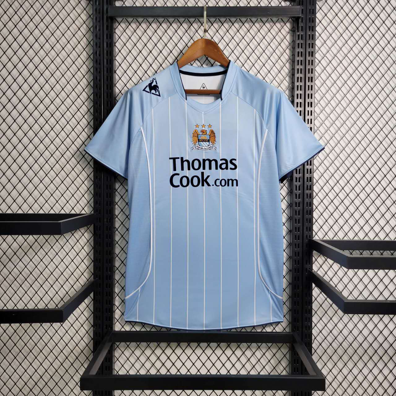 Manchester City Retro Home Football Jersey Shirt 2007/08