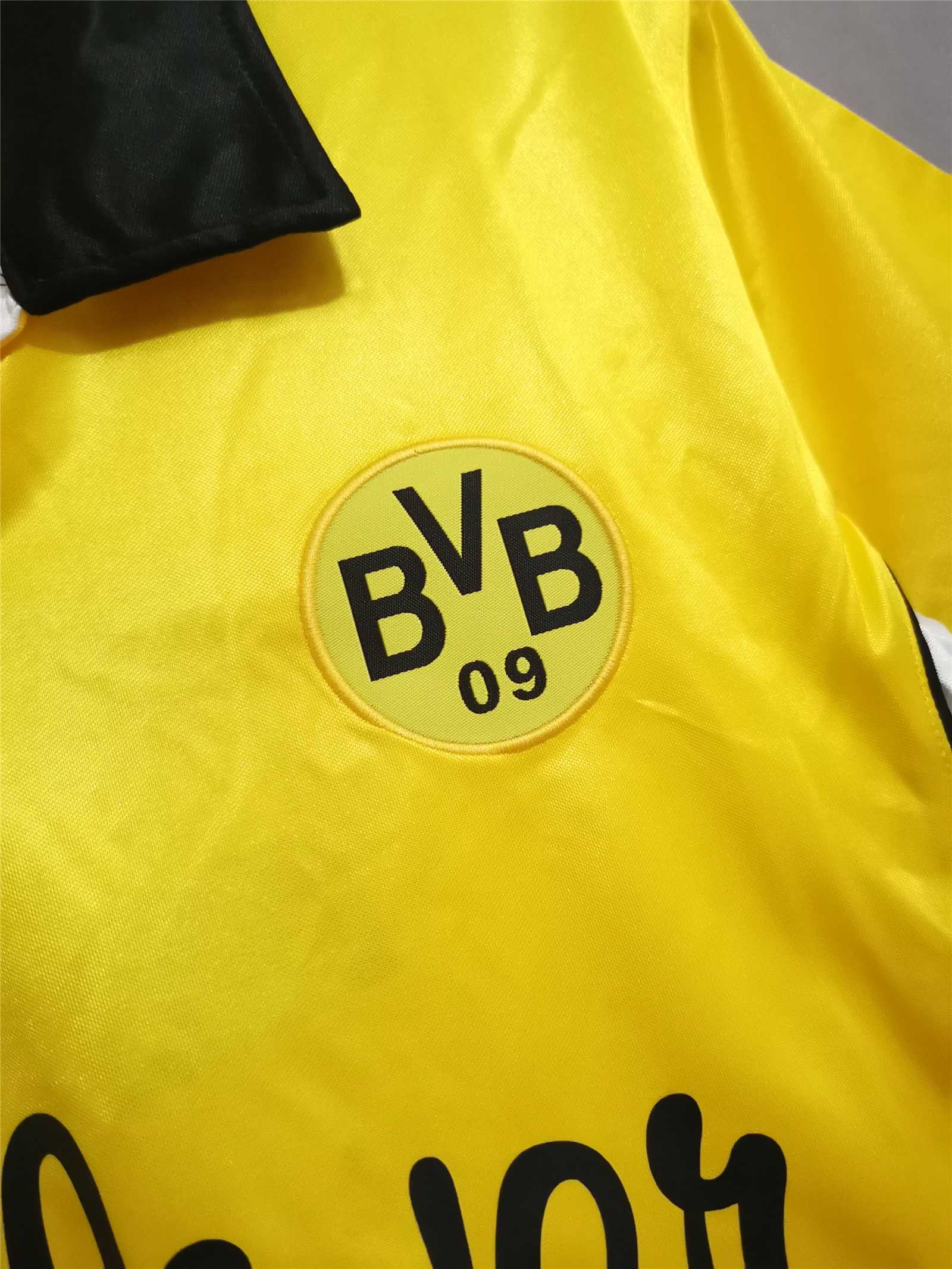 Borussia Dortmund Retro Jersey Home Soccer Shirt 1998-99