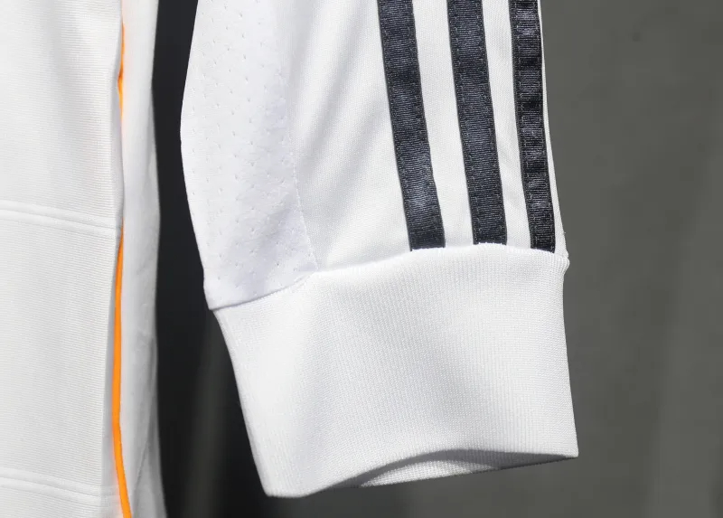 Real Madrid Authentic Retro Jersey Home Long Sleeve Soccer Shirt 2013/14