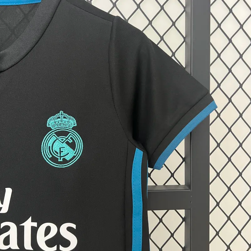 Real Madrid Retro Jersey Away Kids Kit Jersey+Shorts 2017/18