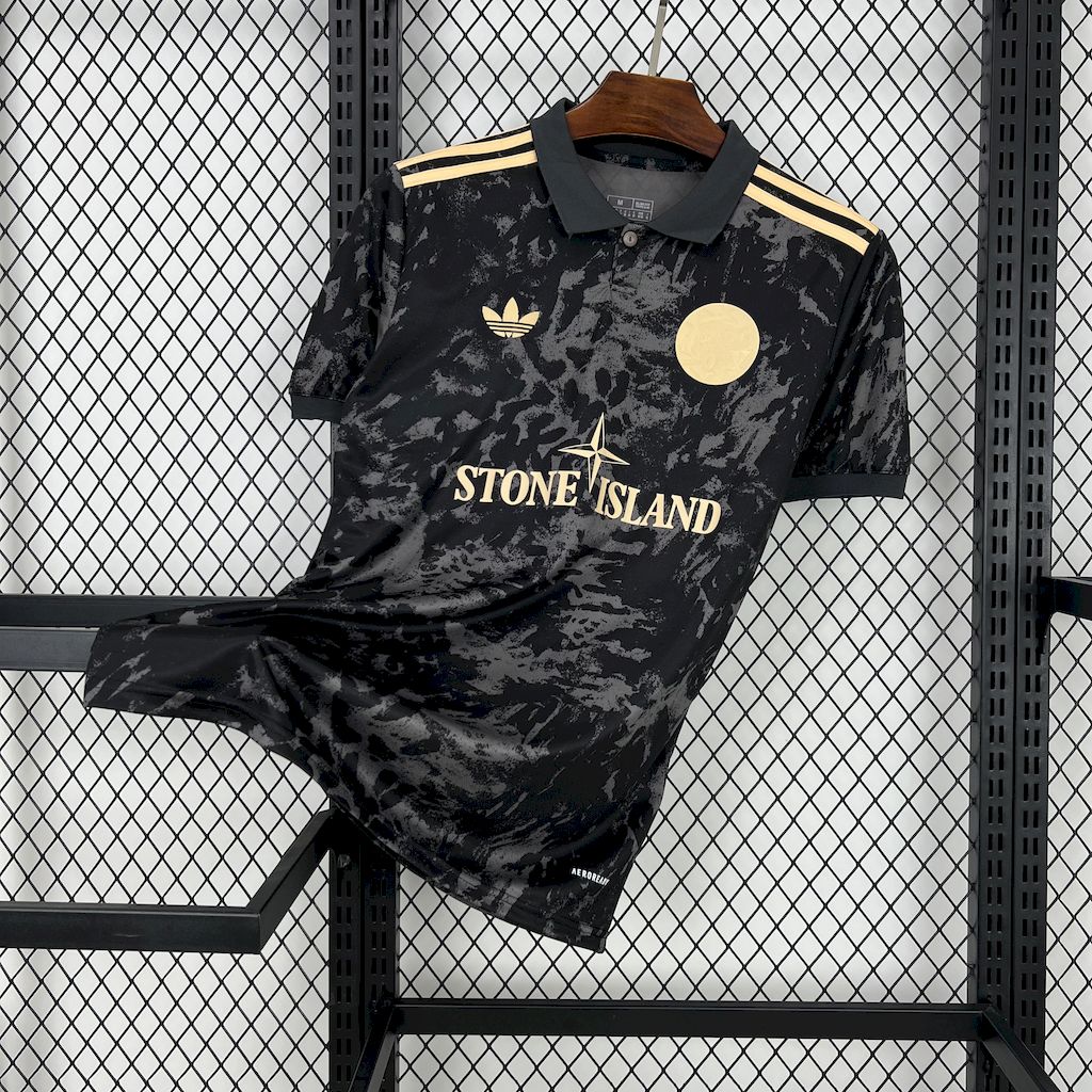 Ajax Football Jersey Stone Island Special Edition Custom Shirt 2025/26