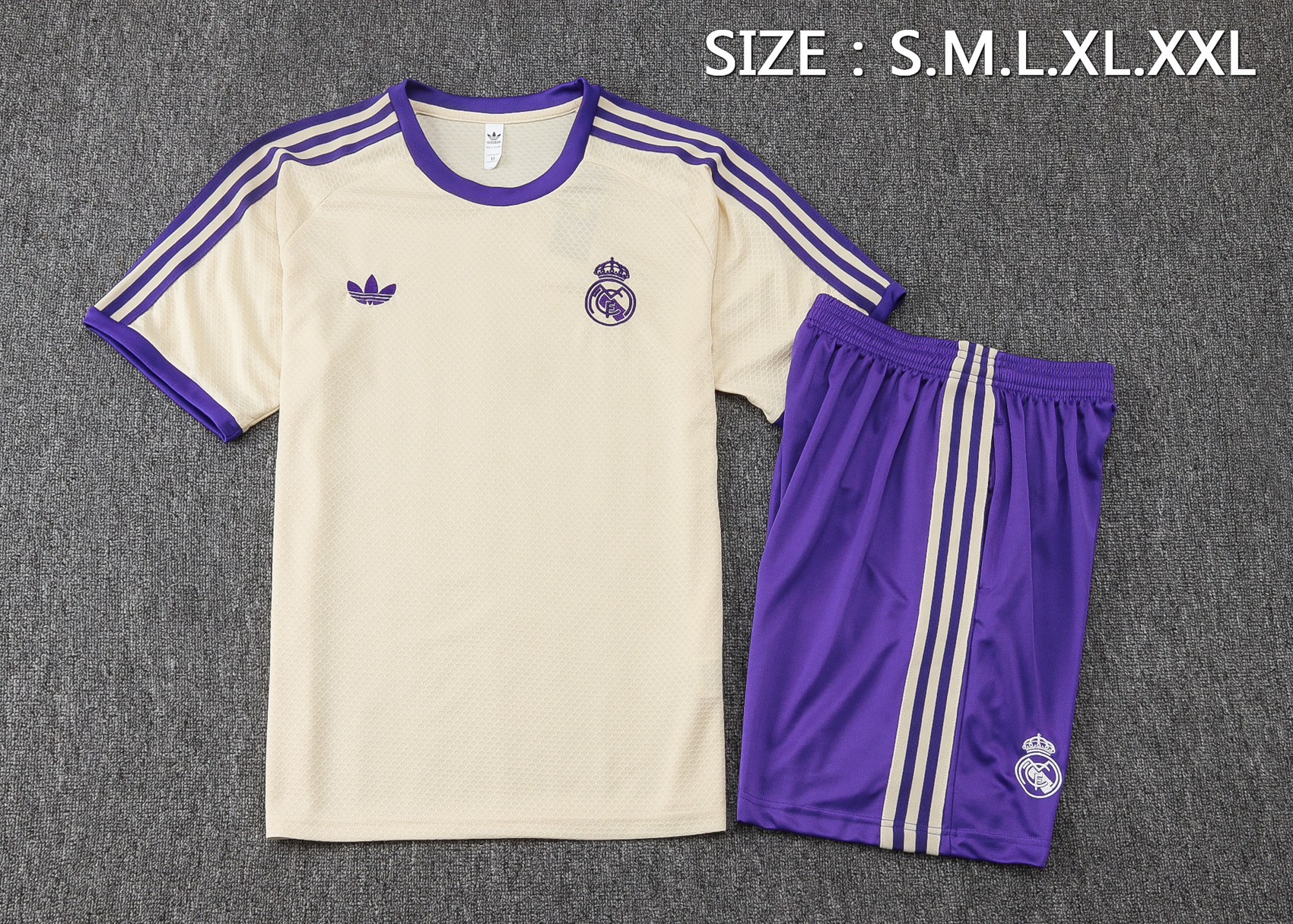 Real Madrid Training Jersey Kit Apricot 2025/26