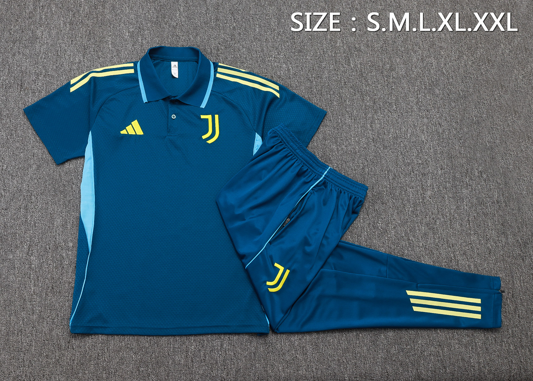 Juventus Training Kit (Polo+Pants) Blue 2025/26