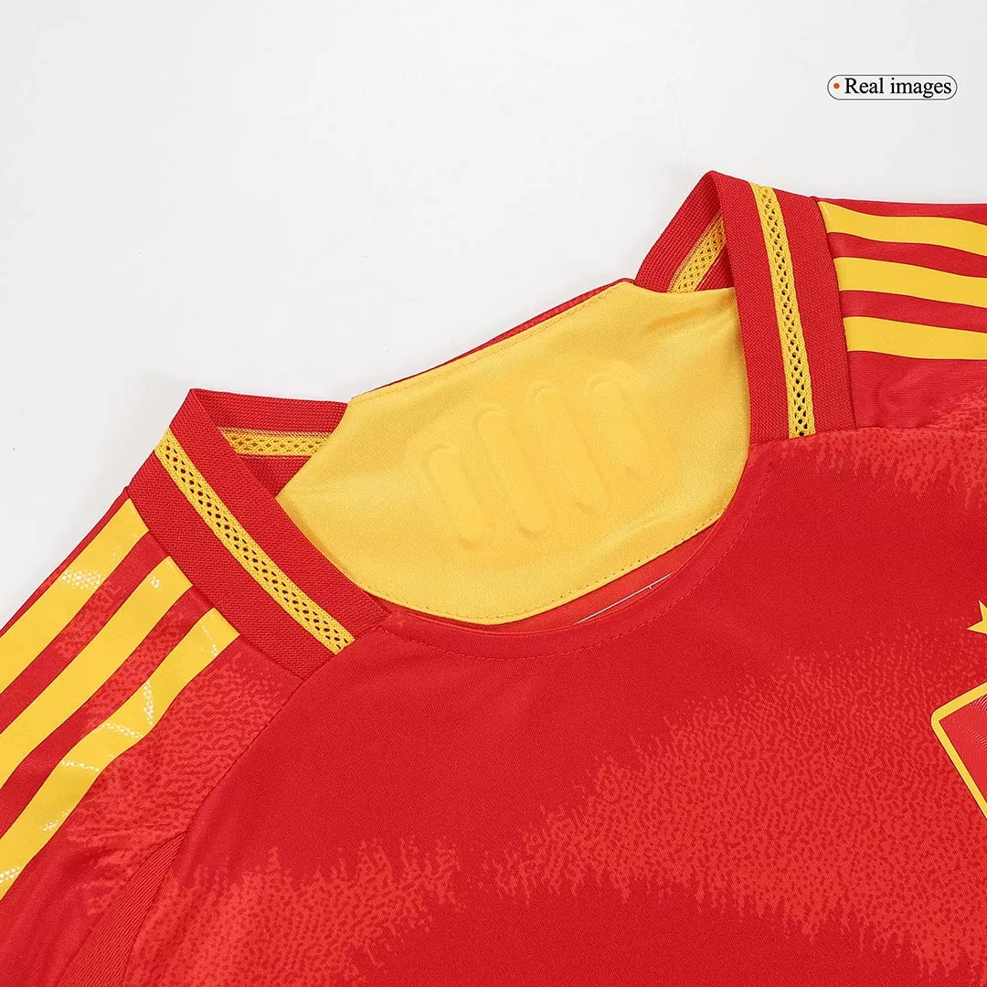 Spain Authentic Soccer Jersey Home Shirt EURO 2024