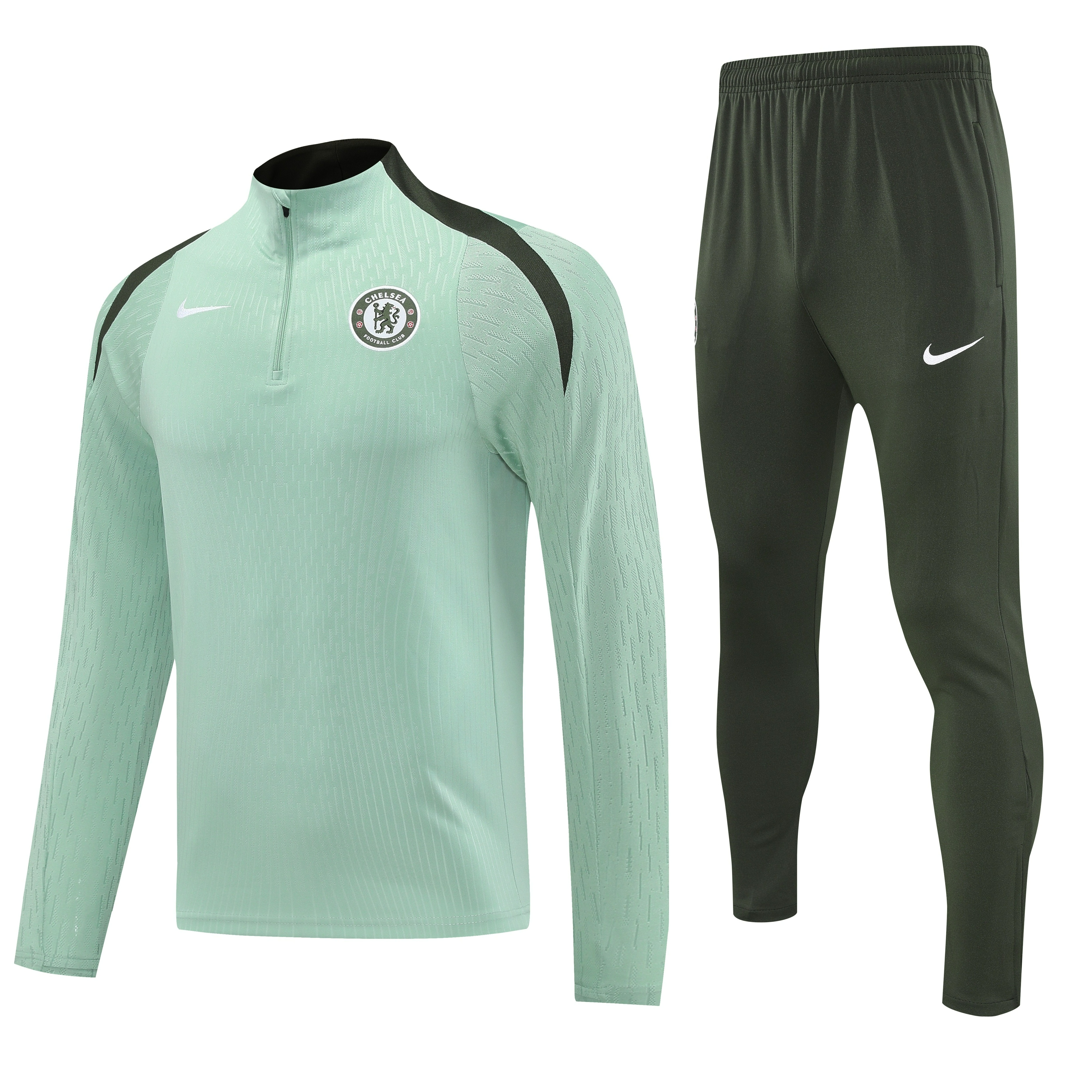 Chelsea Authentic Training Kit (Sweatshirt+Pants) Light Green 2025/26 - Player Version
