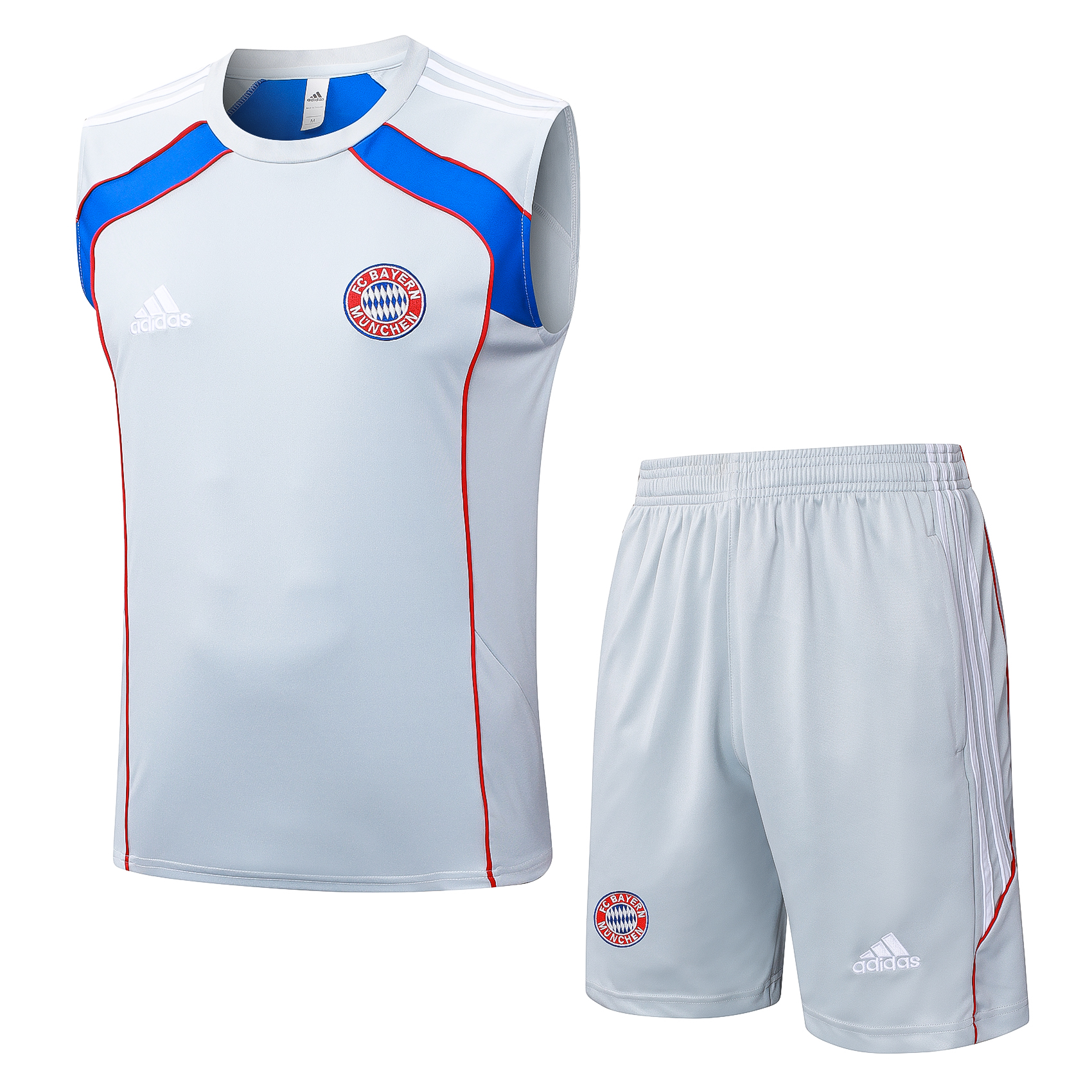Bayern Munich Sleeveless Training Kit Gray 2025/26
