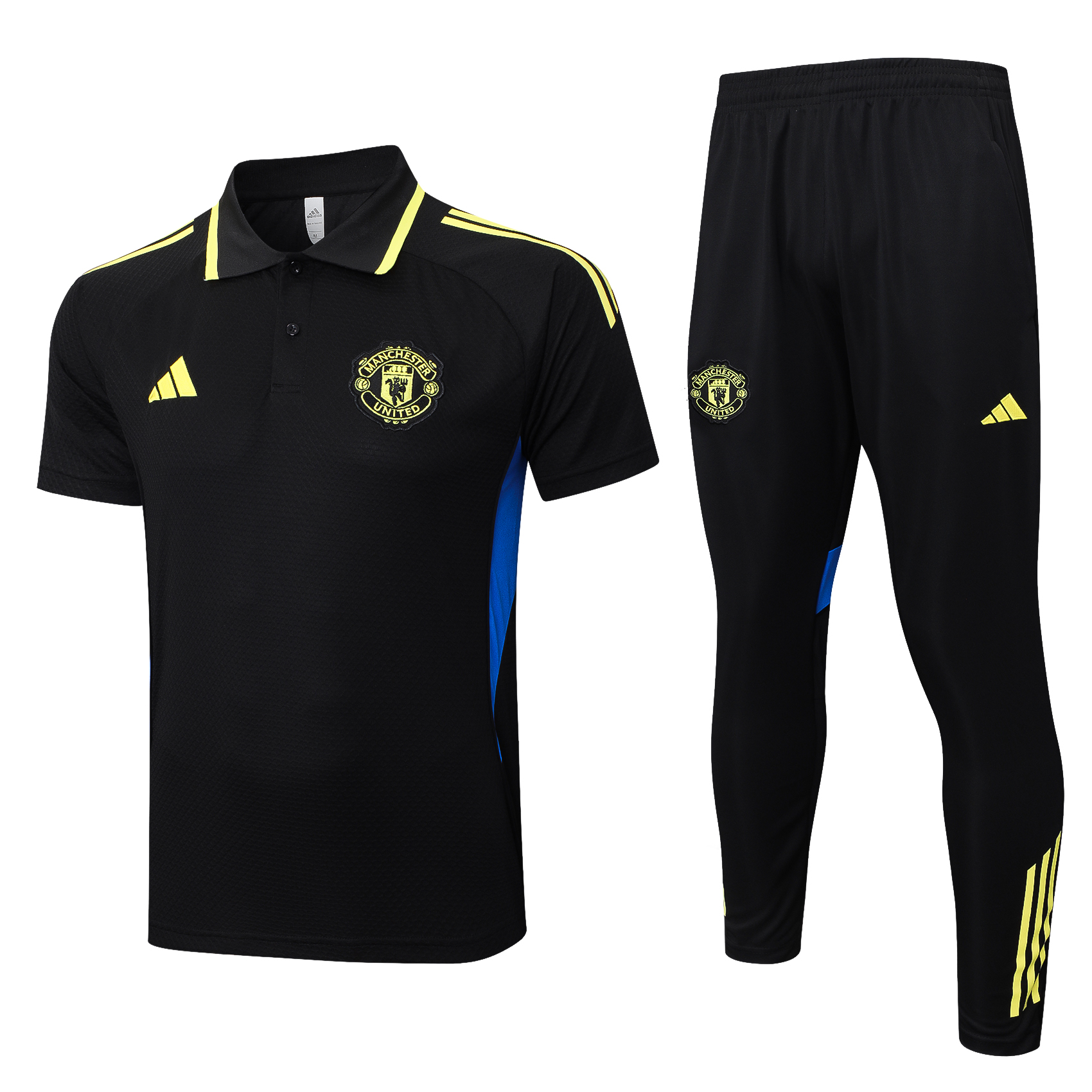 Manchester United Training Kit (Polo+Pants) Black 2025/26