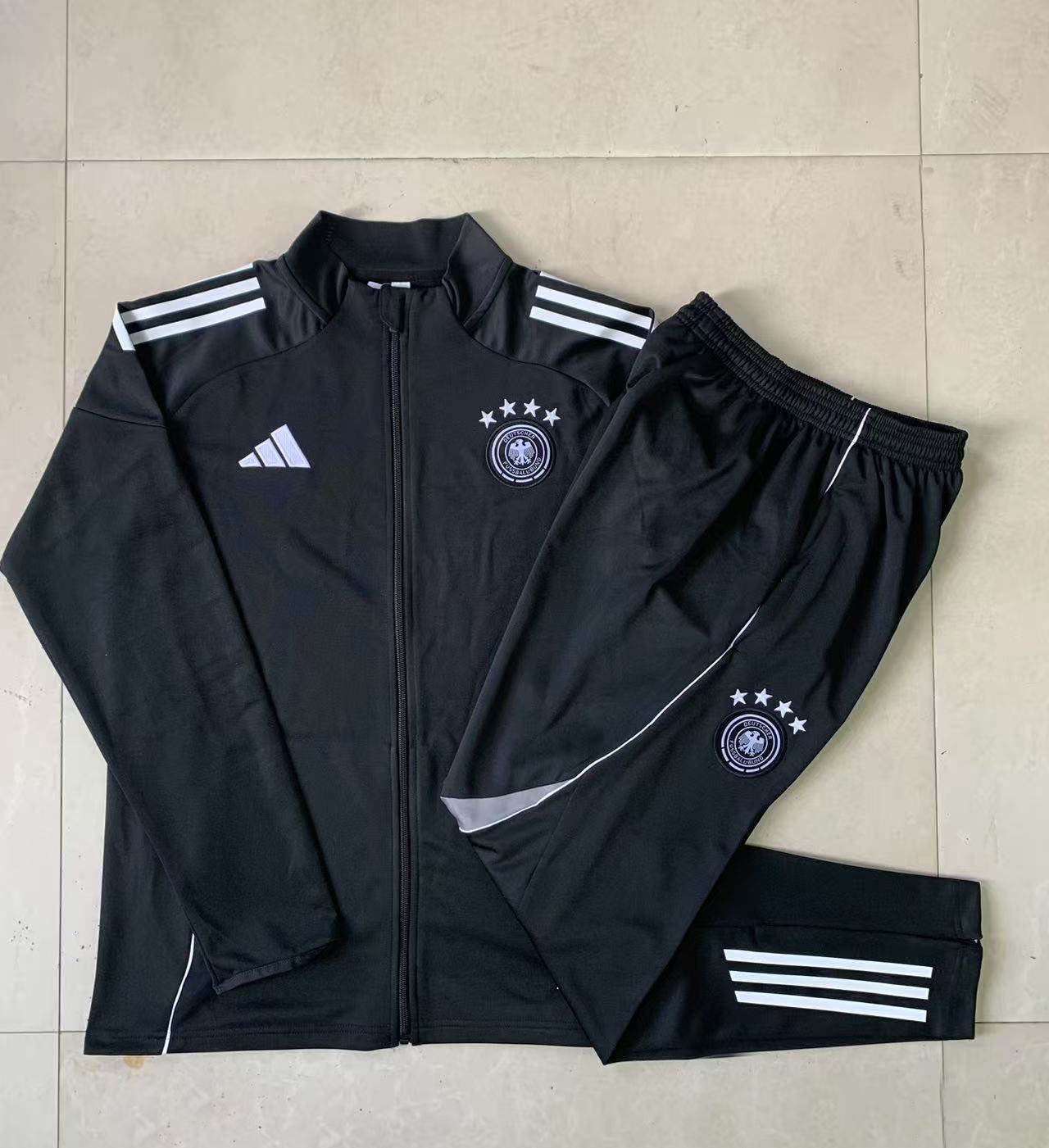 Kids Germany Training Kit (Jacket+Pants) Black 2025 - 125th Anniversary