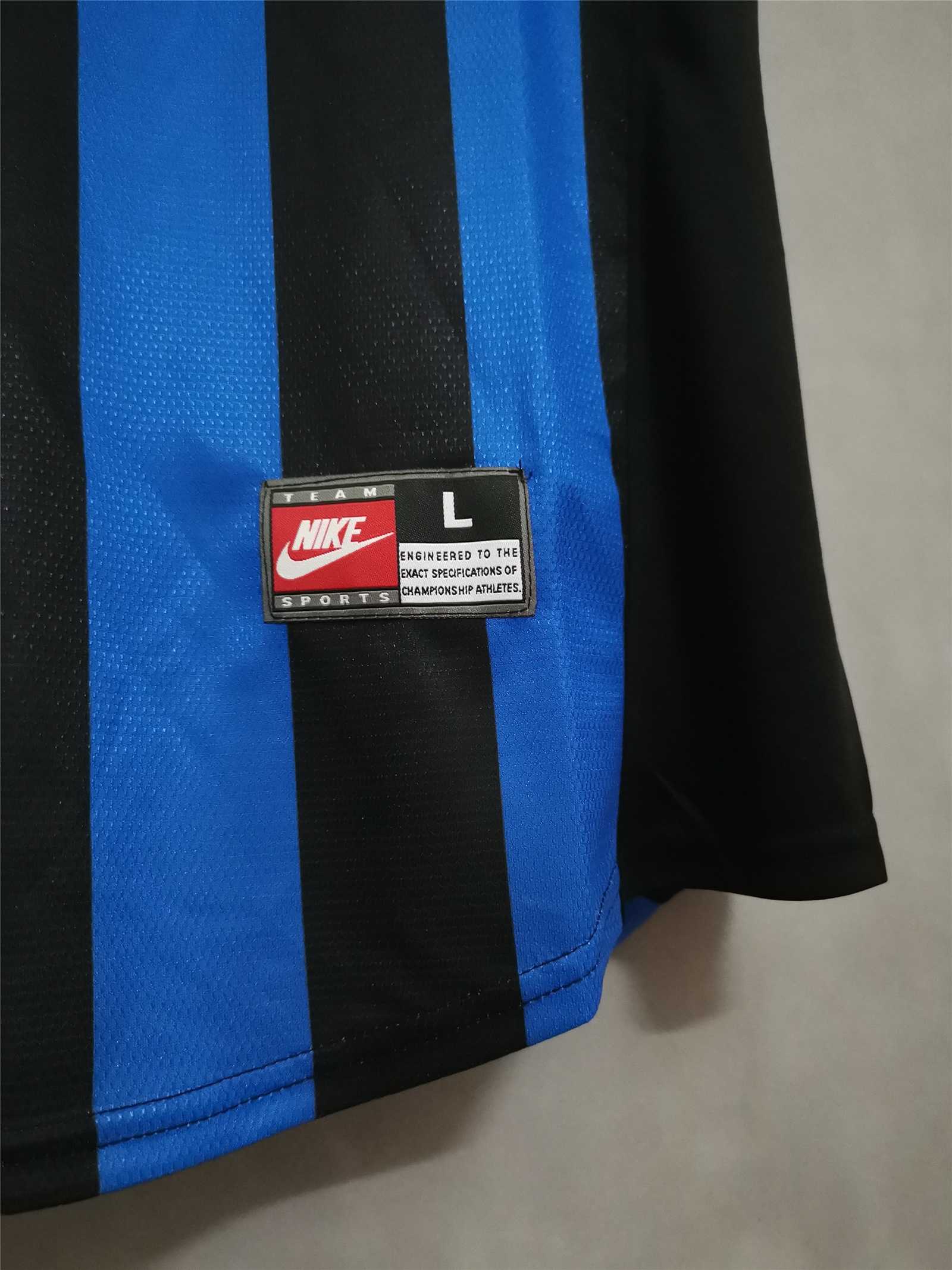 Inter Milan Jersey Custom Home Soccer Jersey 1998/99