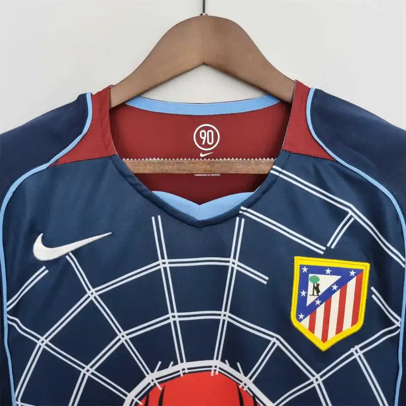 Atletico Madrid Retro Soccer Jersey Away Shirt 2004/05