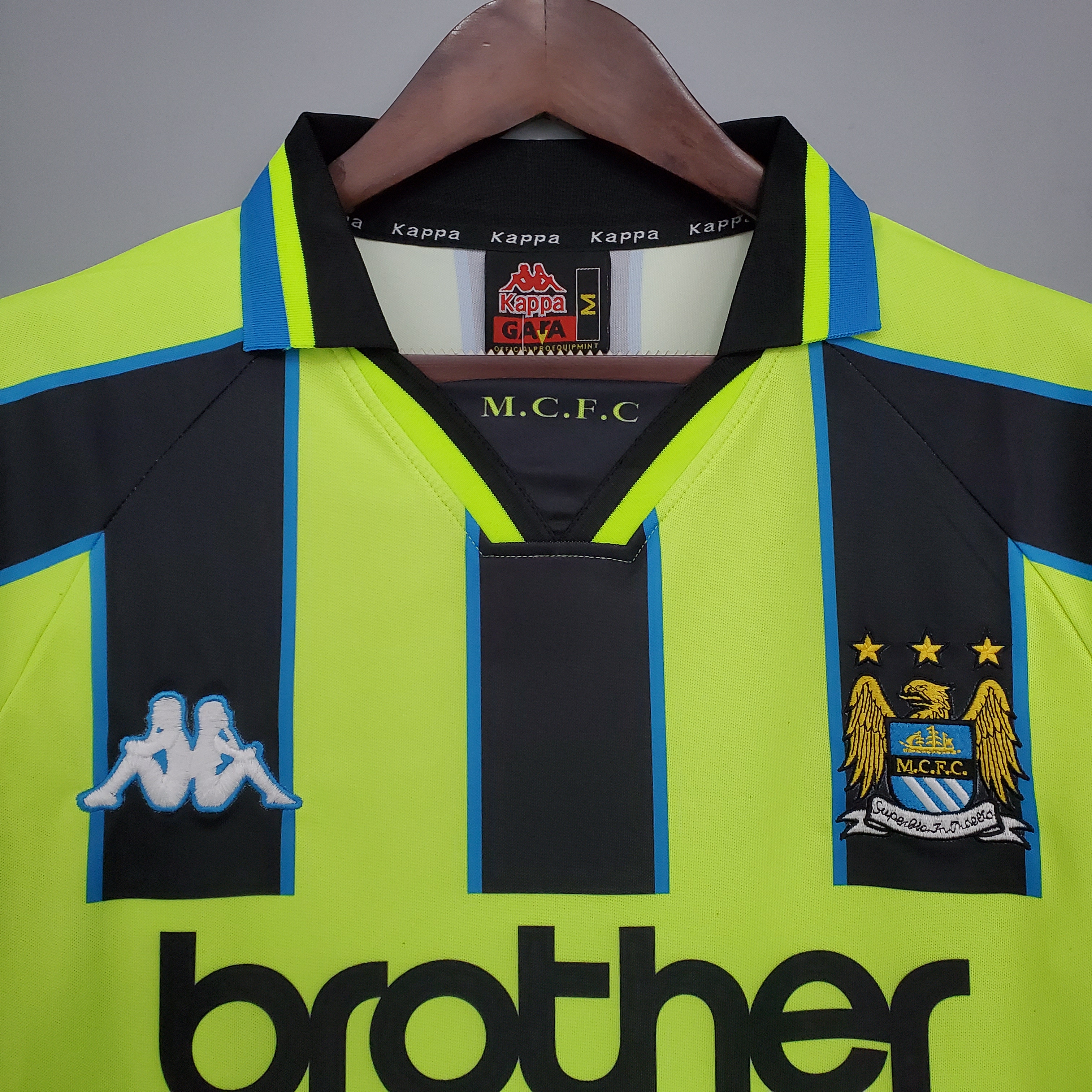 Manchester City Retro Away Football Jersey Shirt 1998/99