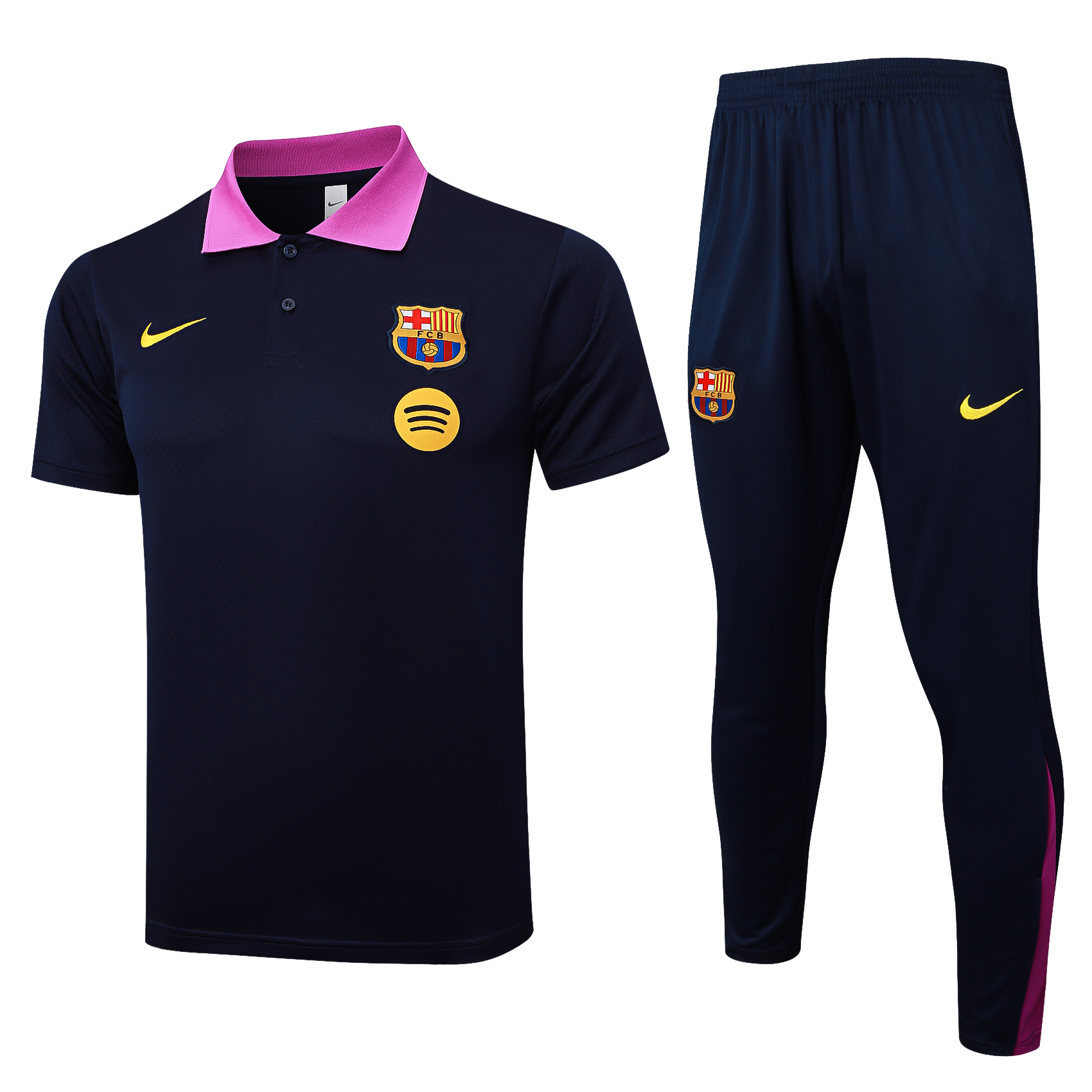 Barcelona Training Kit (Polo+Pants) Cyan 2025/26