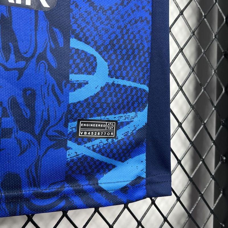 Atletico Madrid Soccer Jersey Third Away Kids Kit Jersey+Shorts 2024/25