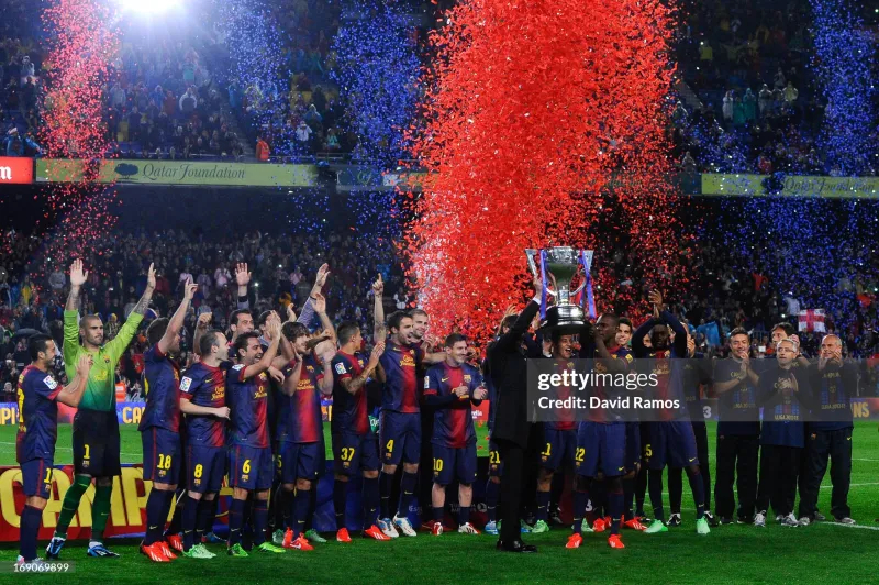 Authentic Barcelona Retro Jersey Home Soccer Shirt 2012-13