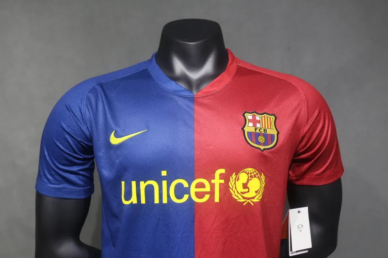 Authentic Barcelona Retro Jersey Home Soccer Shirt 2008-09