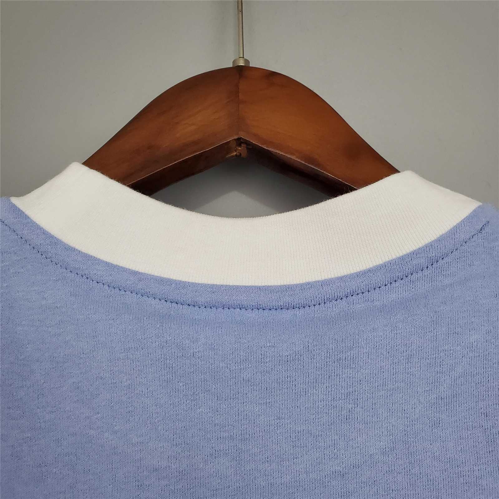 Manchester City Retro Home Football Jersey Shirt 1972