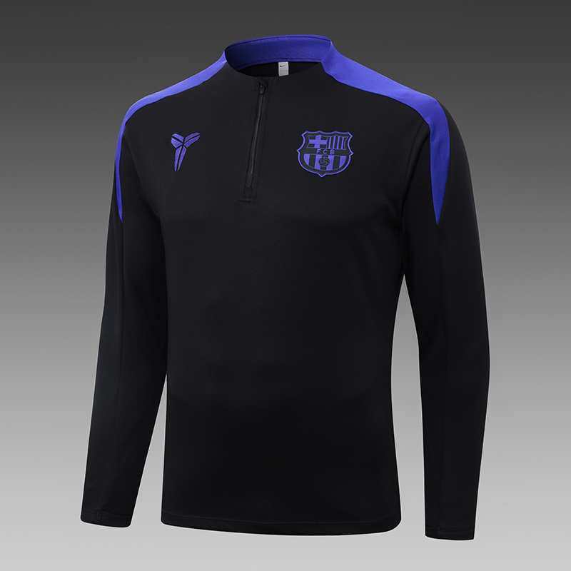 Barcelona Training Kit (Sweatshirt+Pants) Black 2025/26