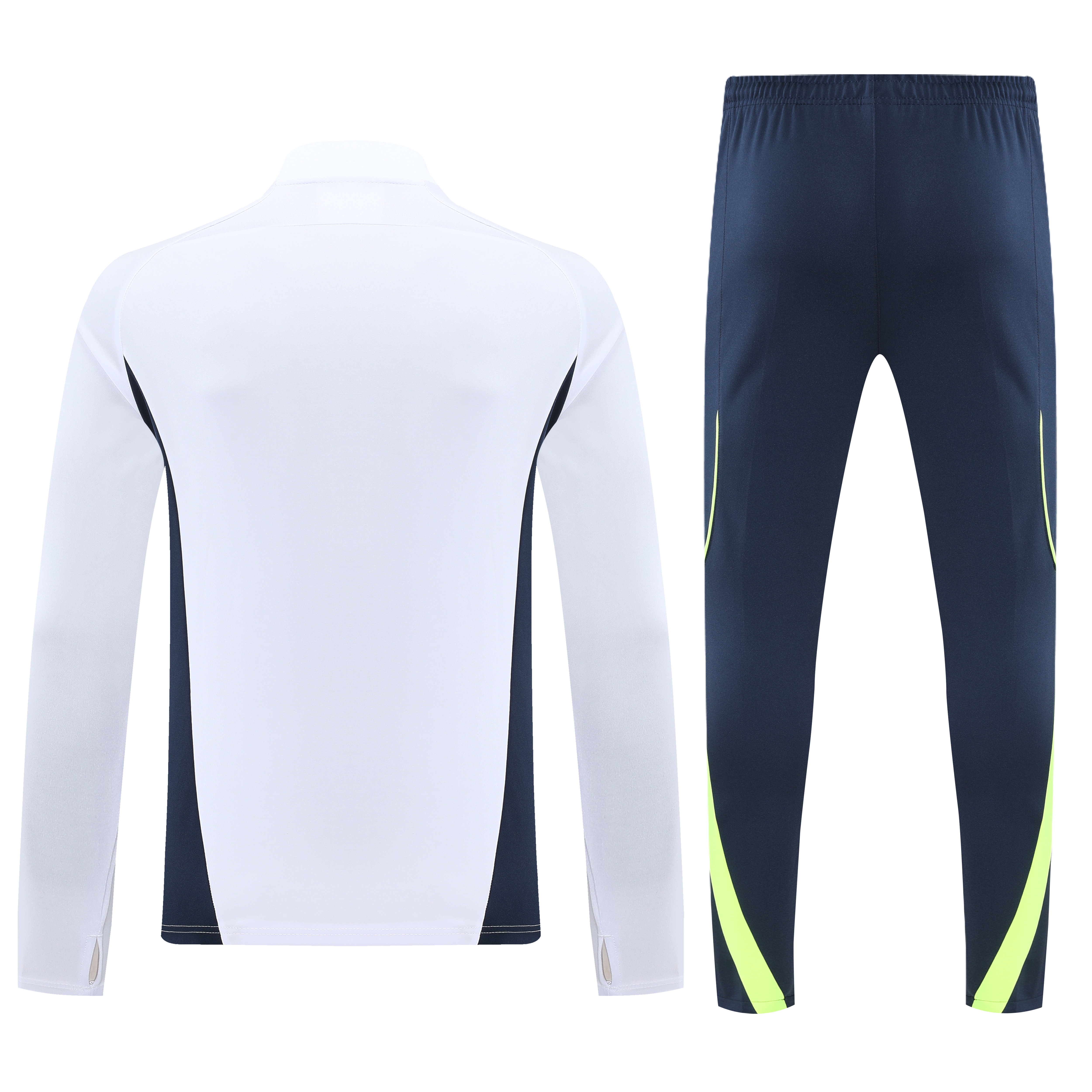 Real Madrid Authentic Training Kit (Sweatshirt+Pants) White 2025/26 - Player Version