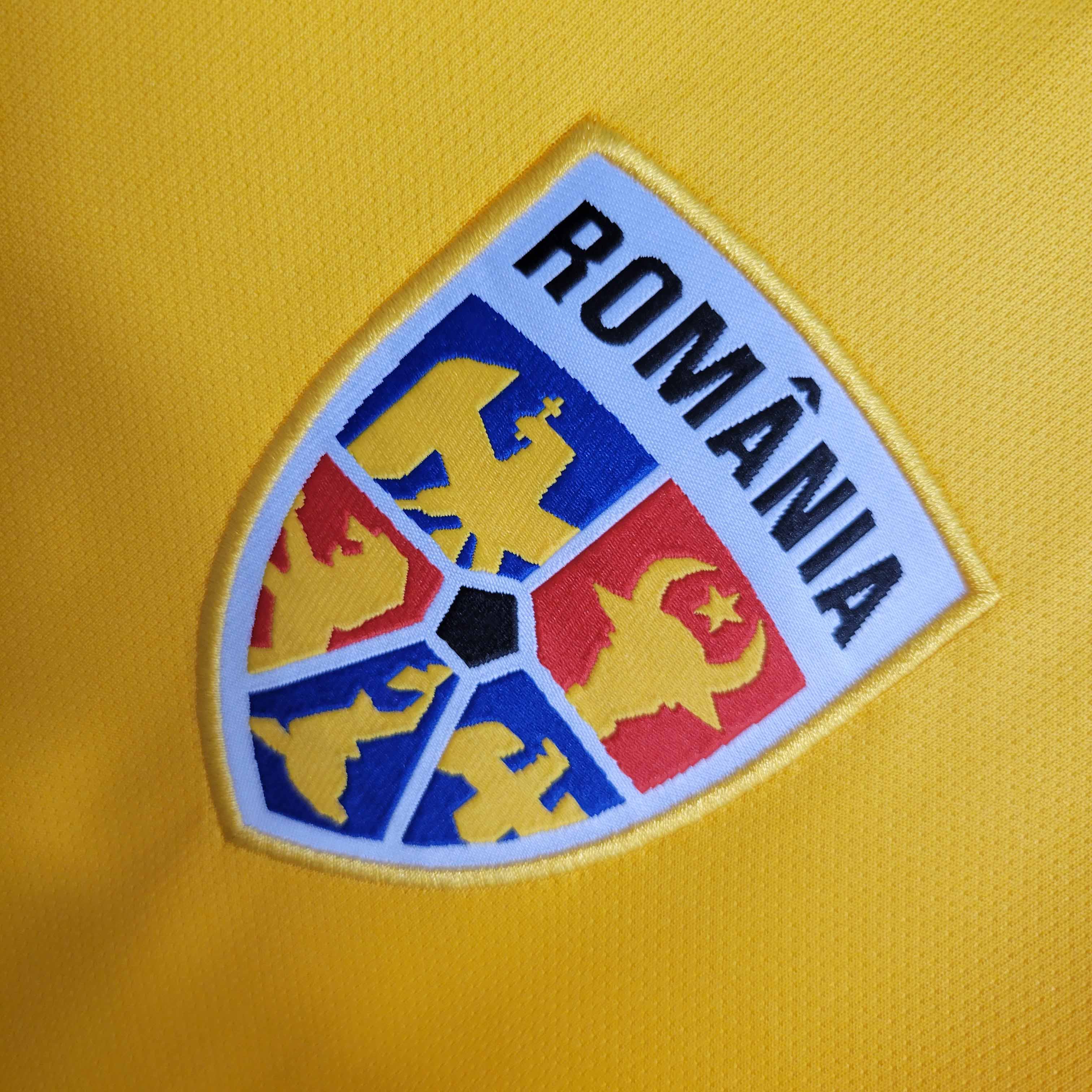 Romania Soccer Jersey Home Custom Shirt EURO 2024