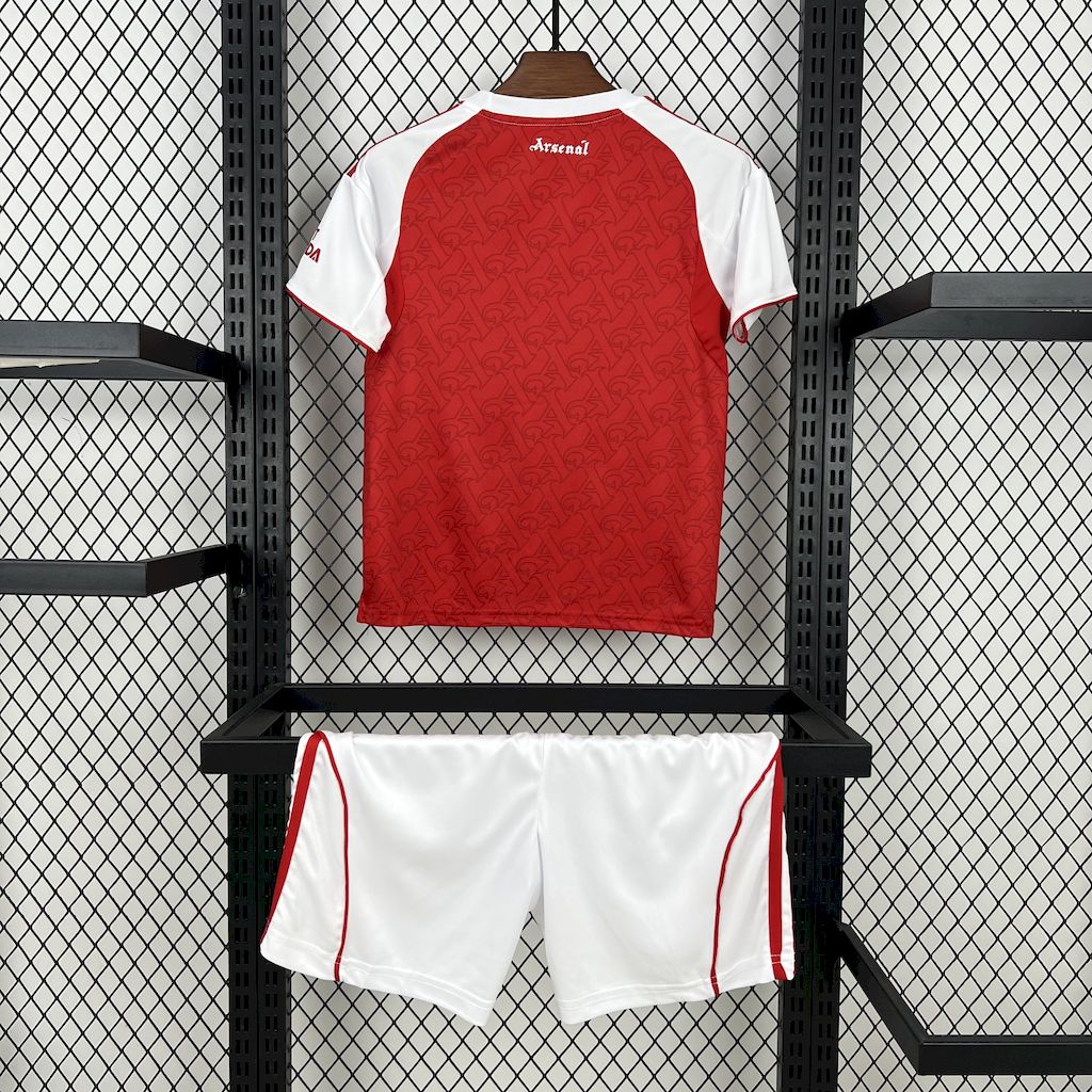 Arsenal Soccer Jersey Home Kids Kit Jersey+Shorts 2025/26