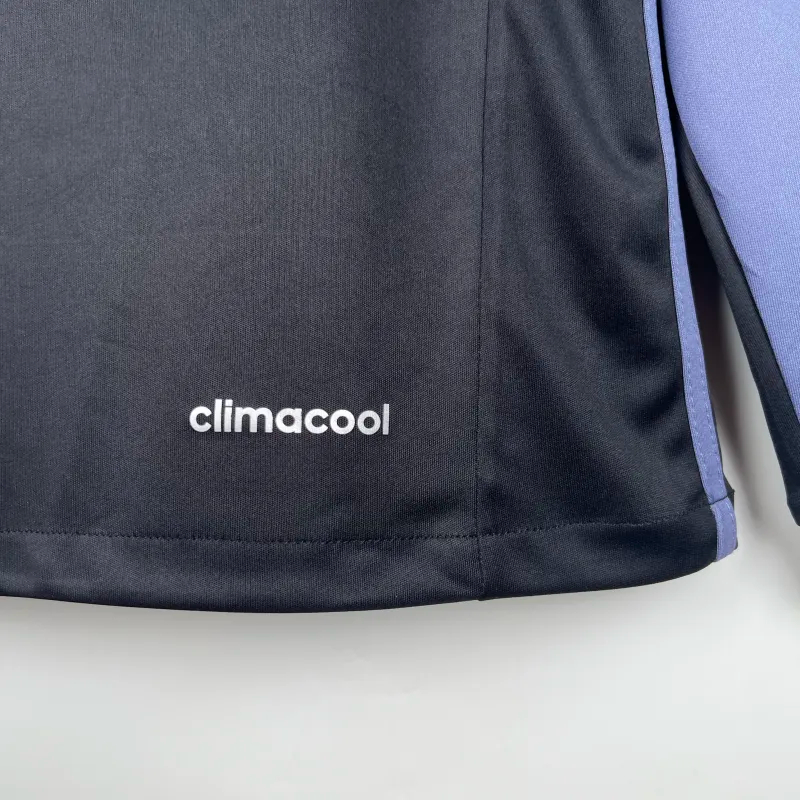 Real Madrid Retro Jersey Third Away Long Sleeve Soccer Shirt 2016/17