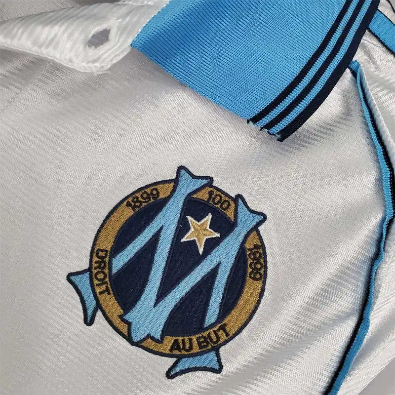 Marseille Retro Soccer Jersey Home Custom Shirt 1998-99