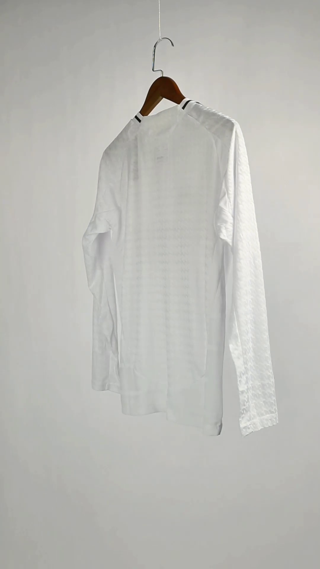 Real Madrid Authentic Soccer Jersey Home Long Sleeve Shirt 2024/25