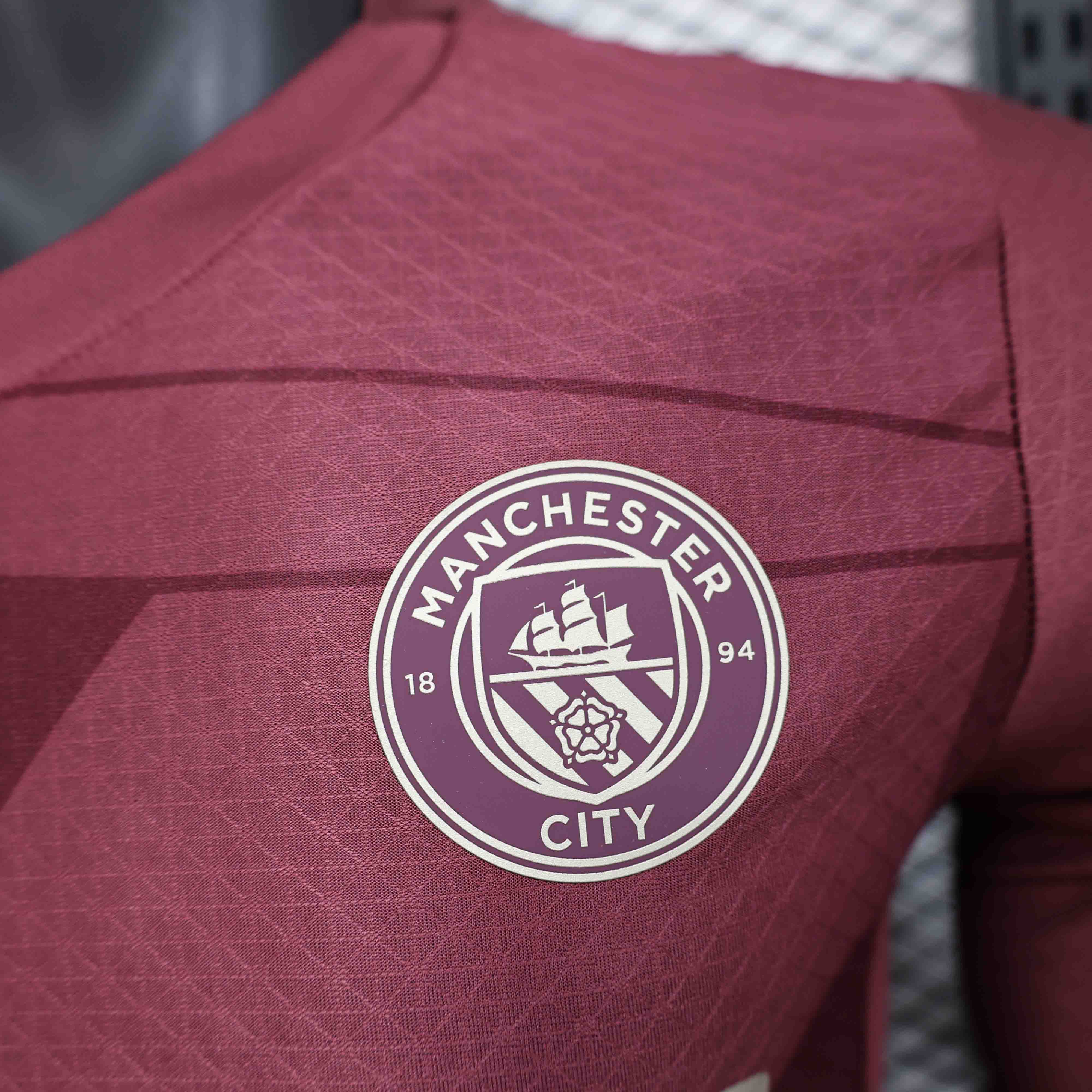 Manchester City Authentic Third Away Long Sleeve Football Jersey Shirt 2024/25