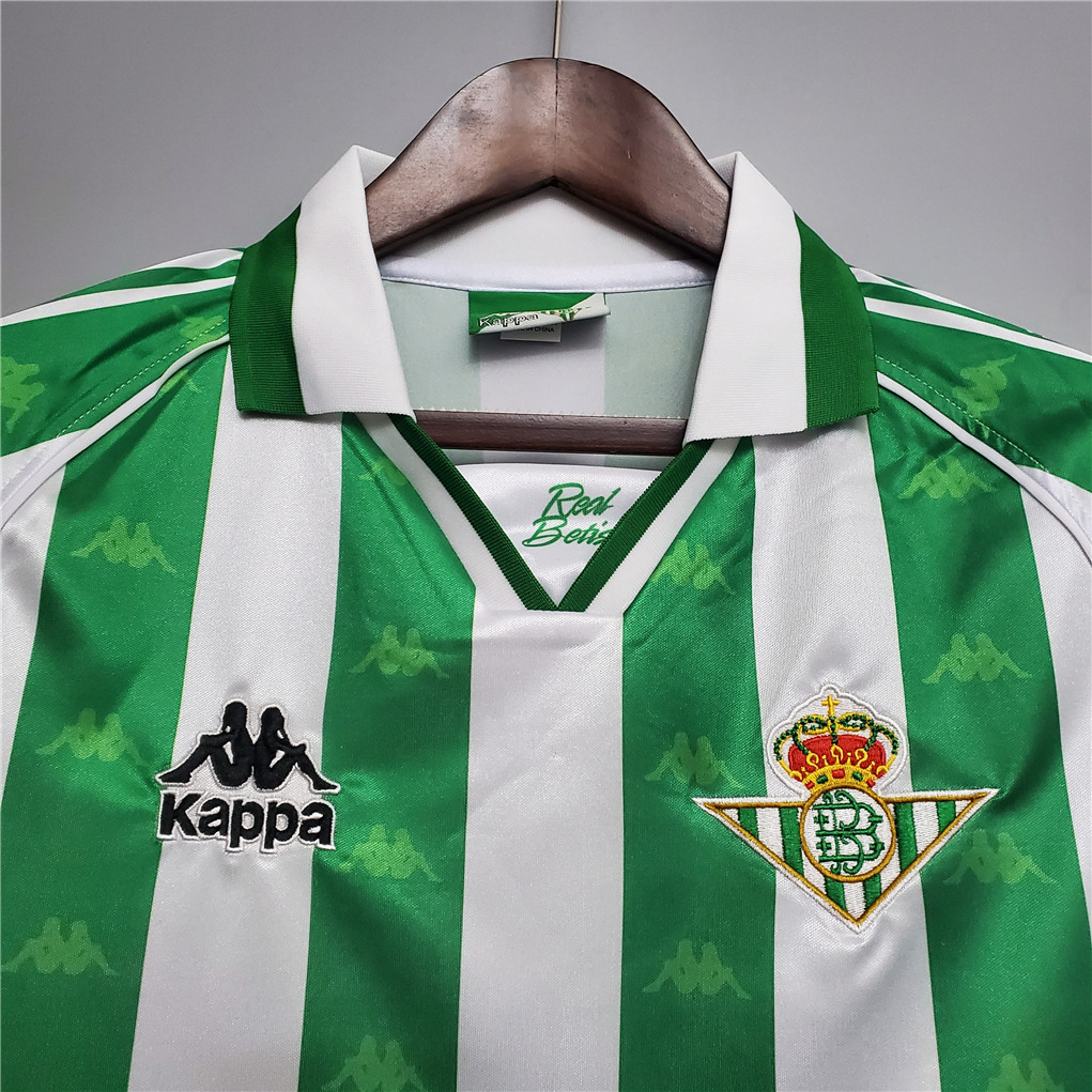Real Betis Retro Jersey Home Soccer Shirt 1995/97