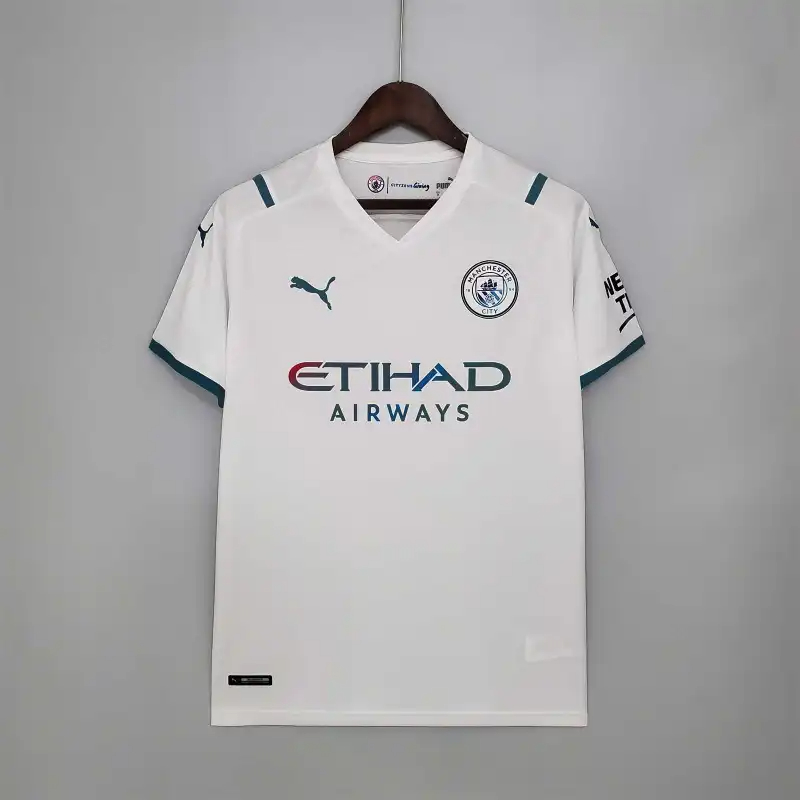 Manchester City Retro Away Football Jersey Shirt 2021/22