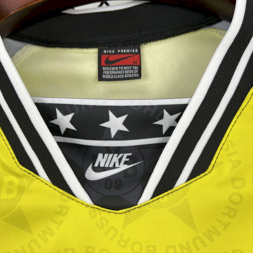 Borussia Dortmund Retro Jersey Home Soccer Shirt 1994/95