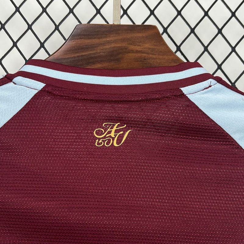 Aston Villa Football Jersey Home Custom Shirt 2025/26