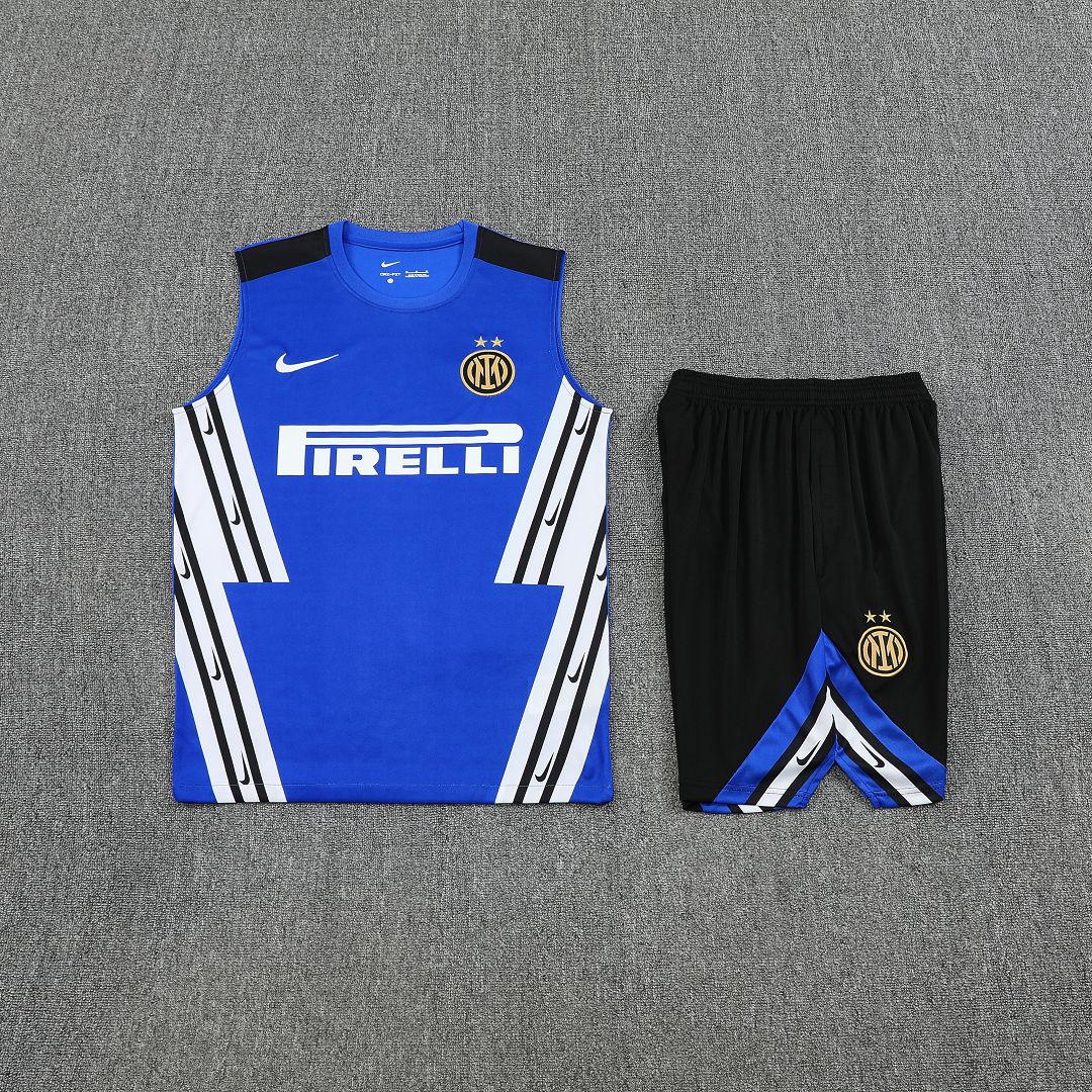 Inter Milan Retro Sleeveless Training Kit Blue 2025/26