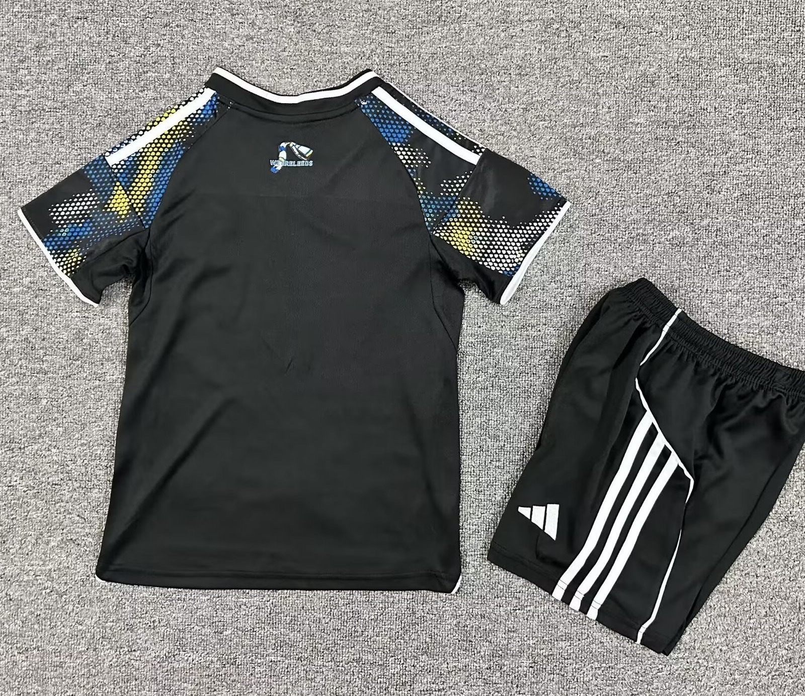 Leeds United Football Jersey Third Away Kids Kit Jersey+Shorts 2025/26