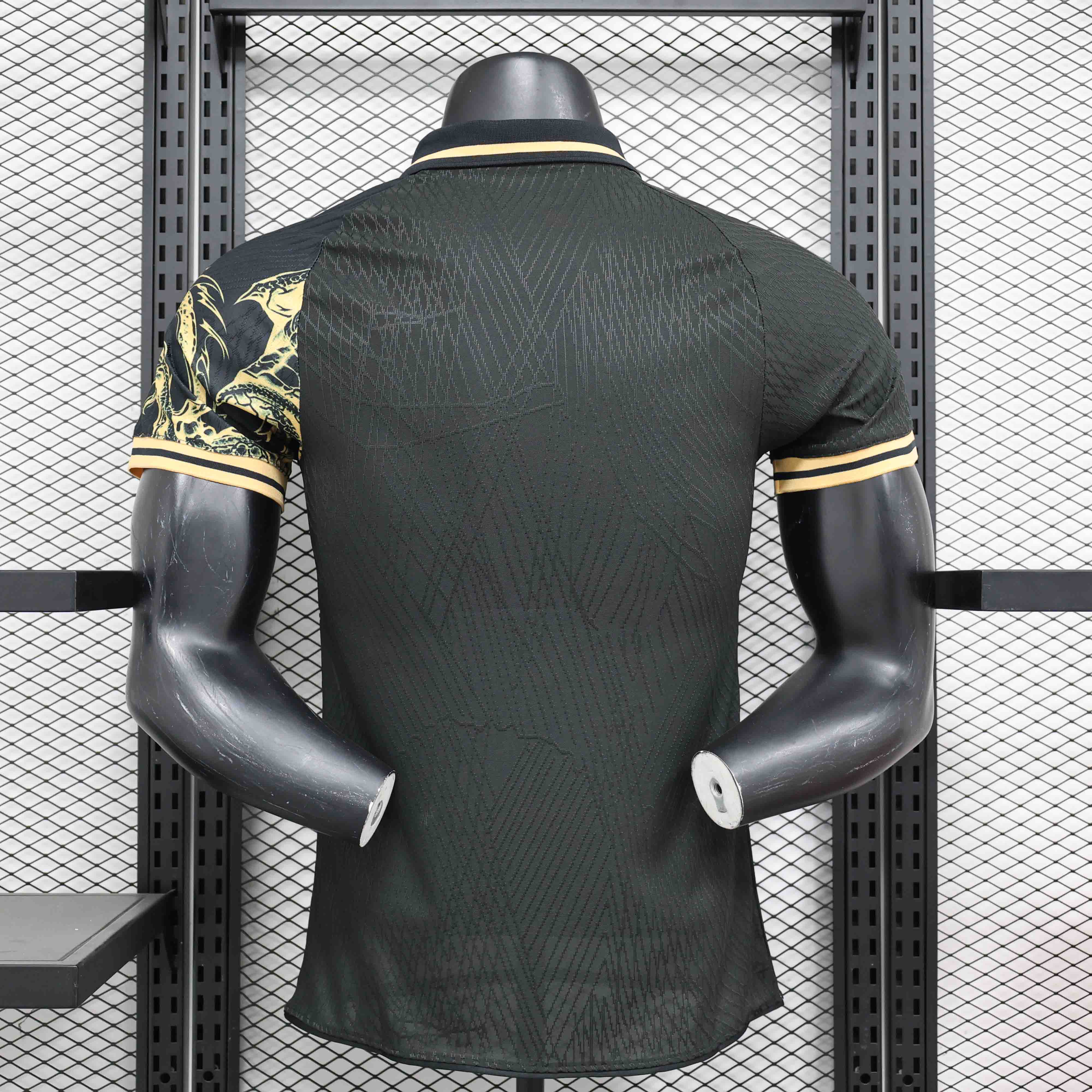 Real Madrid Authentic Soccer Jersey Golden Dragon Special Edition Shirt 2024/25