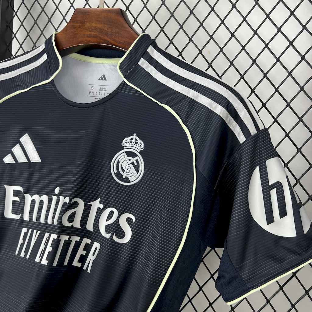 Real Madrid Soccer Jersey Away Custom Shirt 2025/26