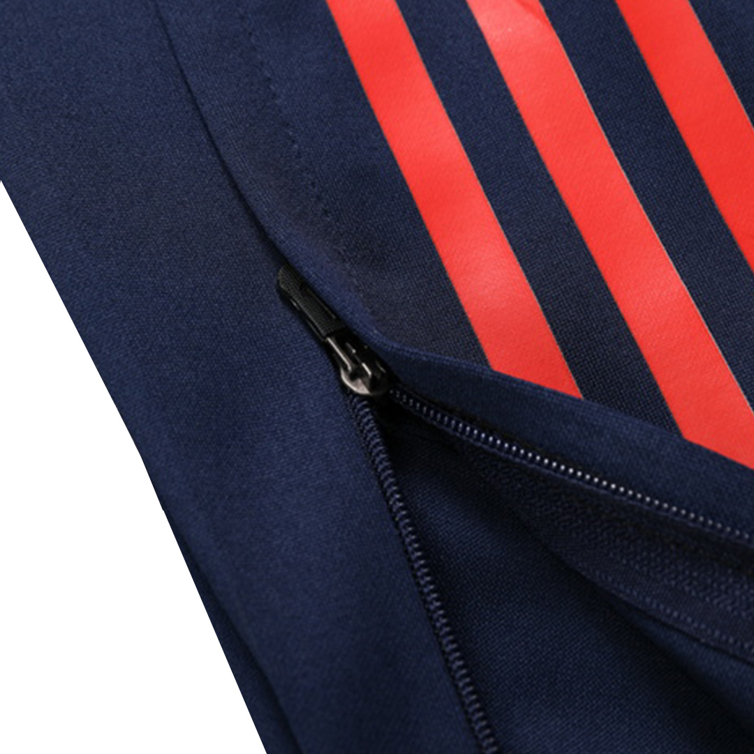 Manchester United 1/2 Zipper Sweat Kit (Top+Pants) Red 2024/25