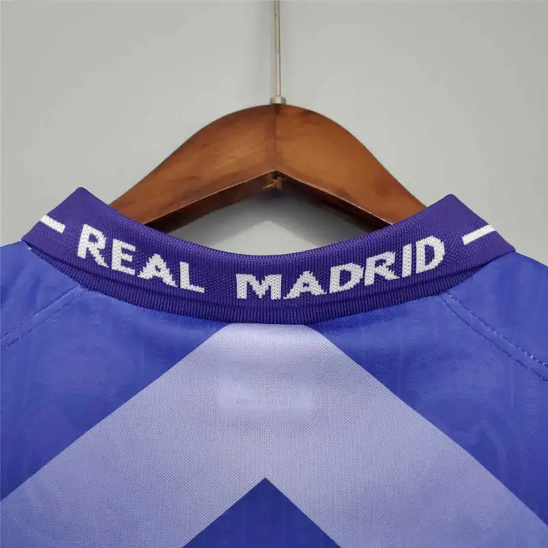 Real Madrid Retro Jersey Away Custom Soccer Shirt 1996-97