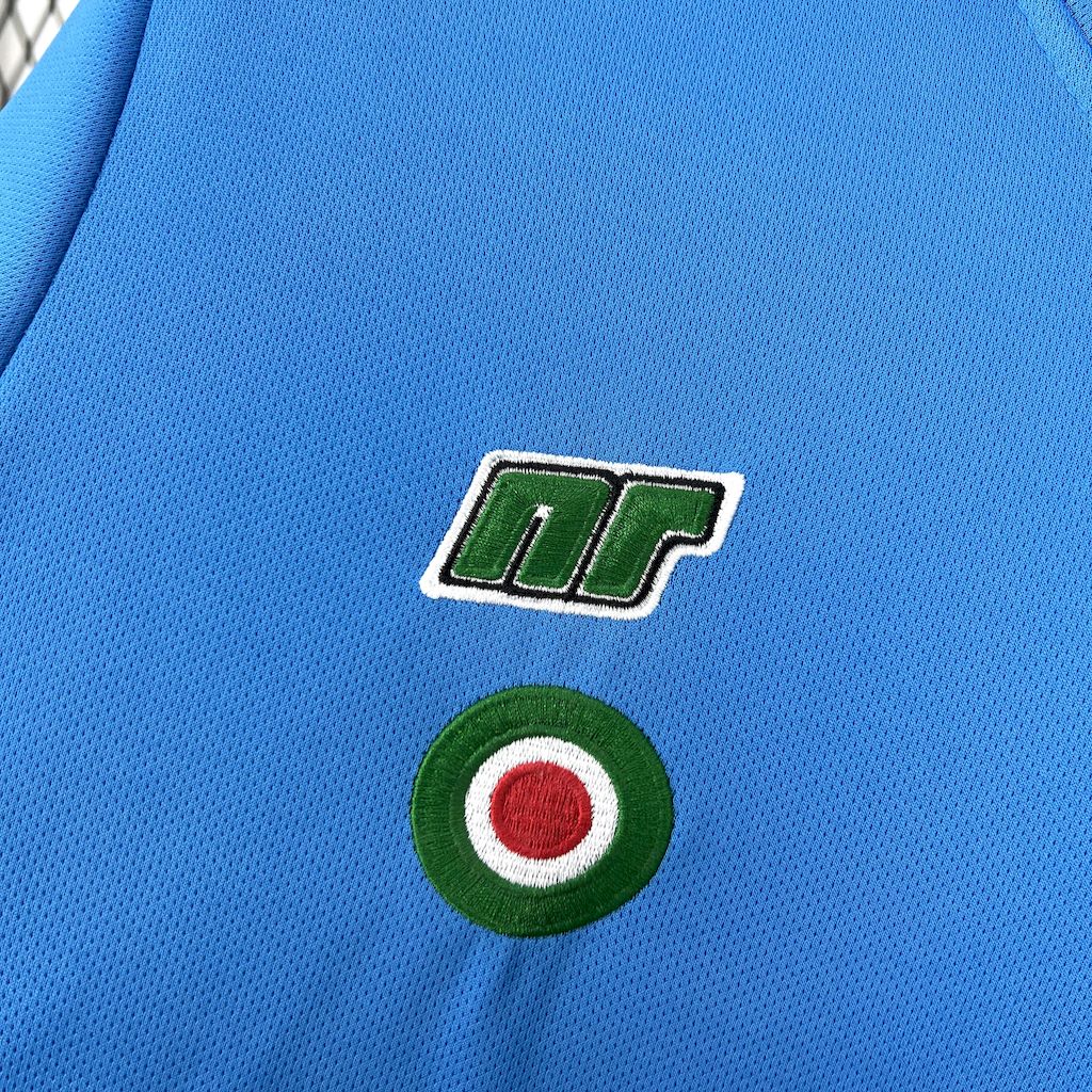 Napoli Retro Soccer Jersey Home Custom Maradona Shirt 1987-88