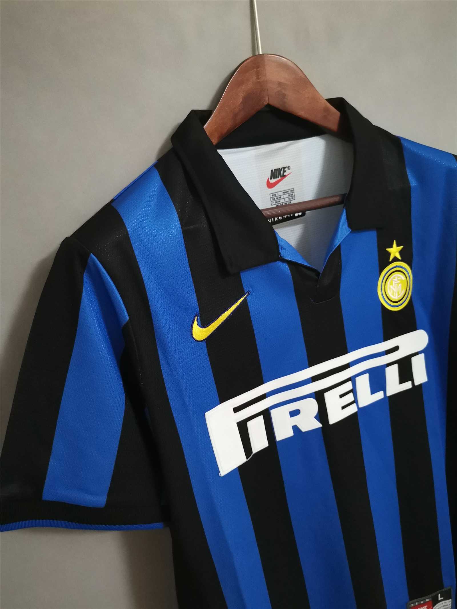 Inter Milan Jersey Custom Home Soccer Jersey 1998/99