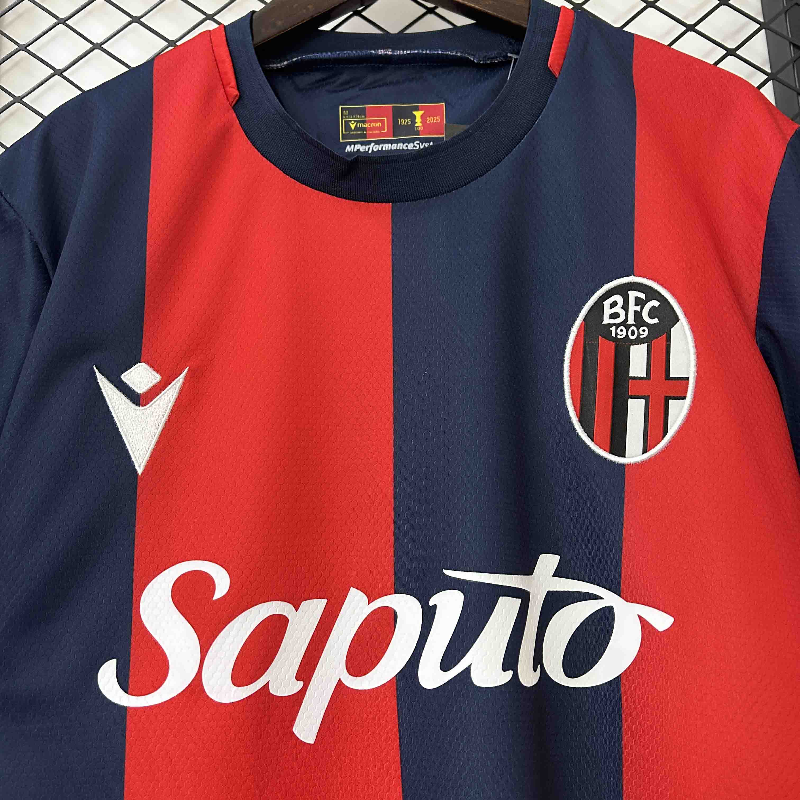Bologna Soccer Jersey Home Custom Shirt 2024/25