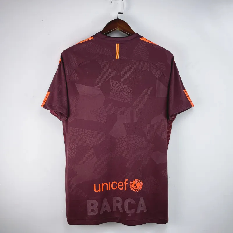 Barcelona Retro Jersey Third Away Soccer Shirt 2017-18