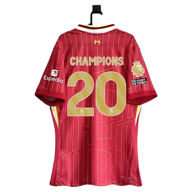 Liverpool Football Jersey 20 Champions Custom Shirt 2024/25