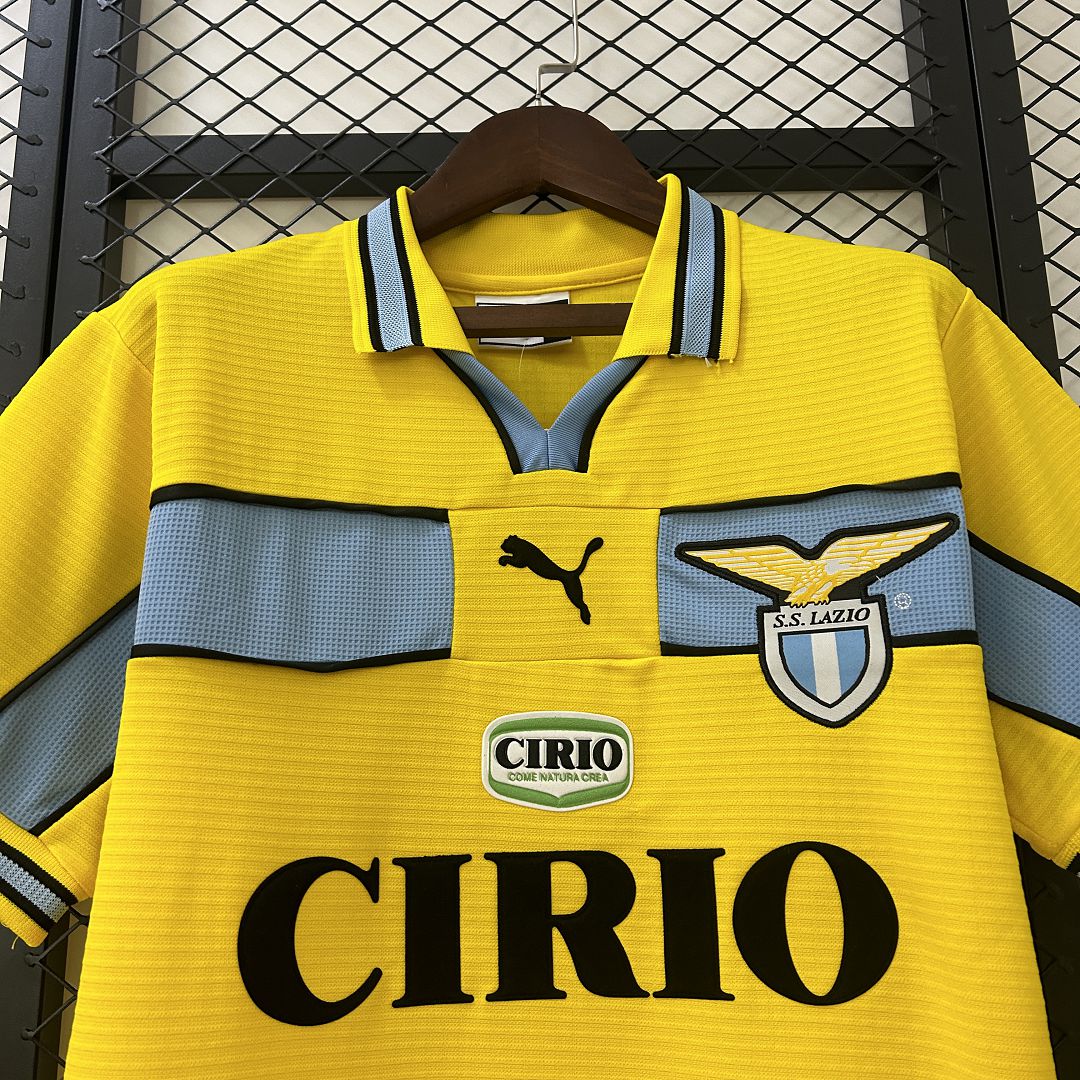 Lazio Retro Soccer Jersey Away Custom Shirt 1998-00