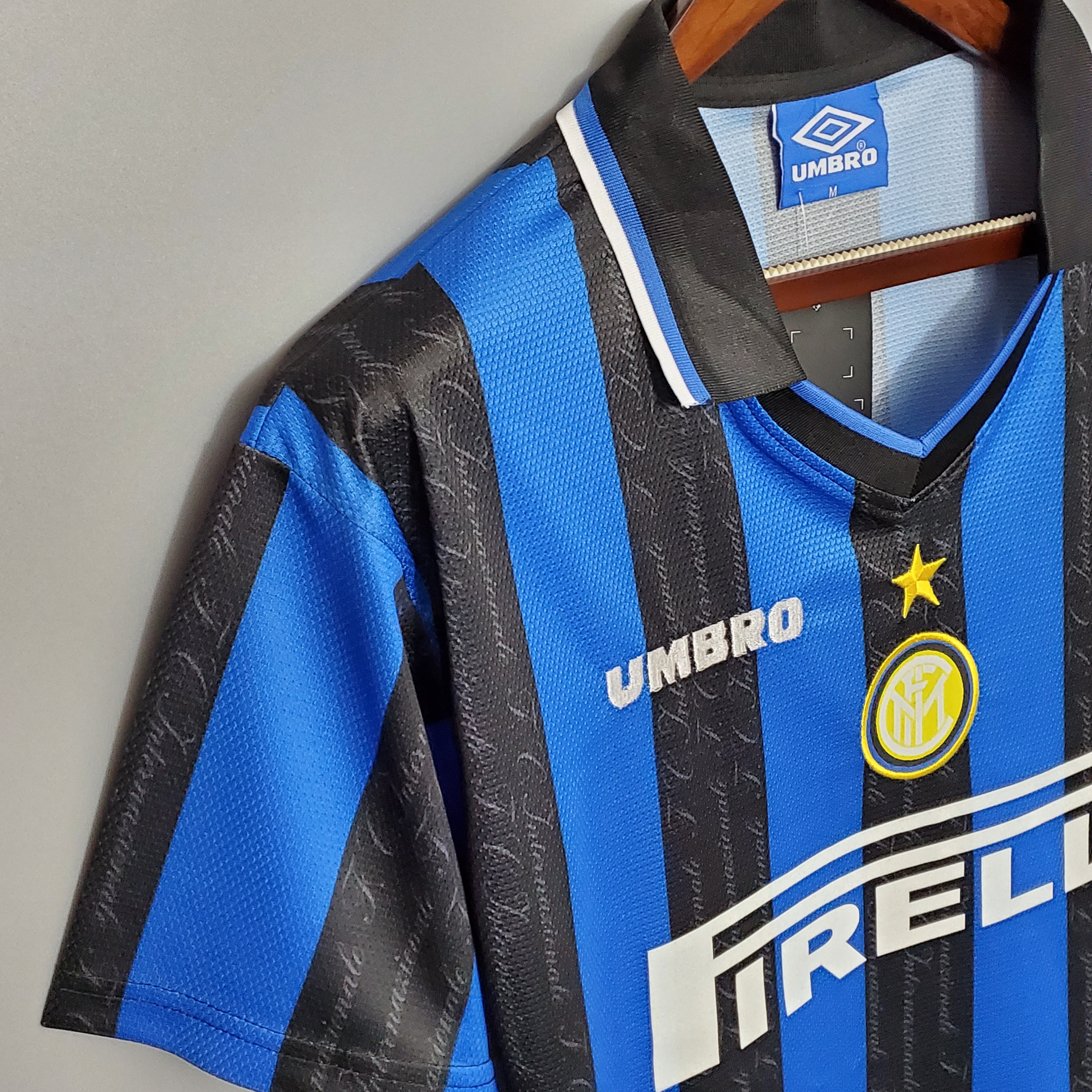 Inter Milan Jersey Custom Home Soccer Jersey 1997/98