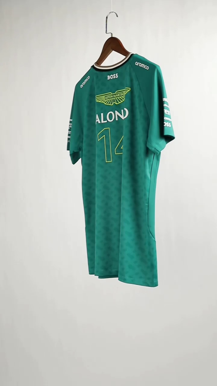 Aston Martin Aramco Cognizant F1 Racing Team Fernando Alonso Driver T-Shirt 2024