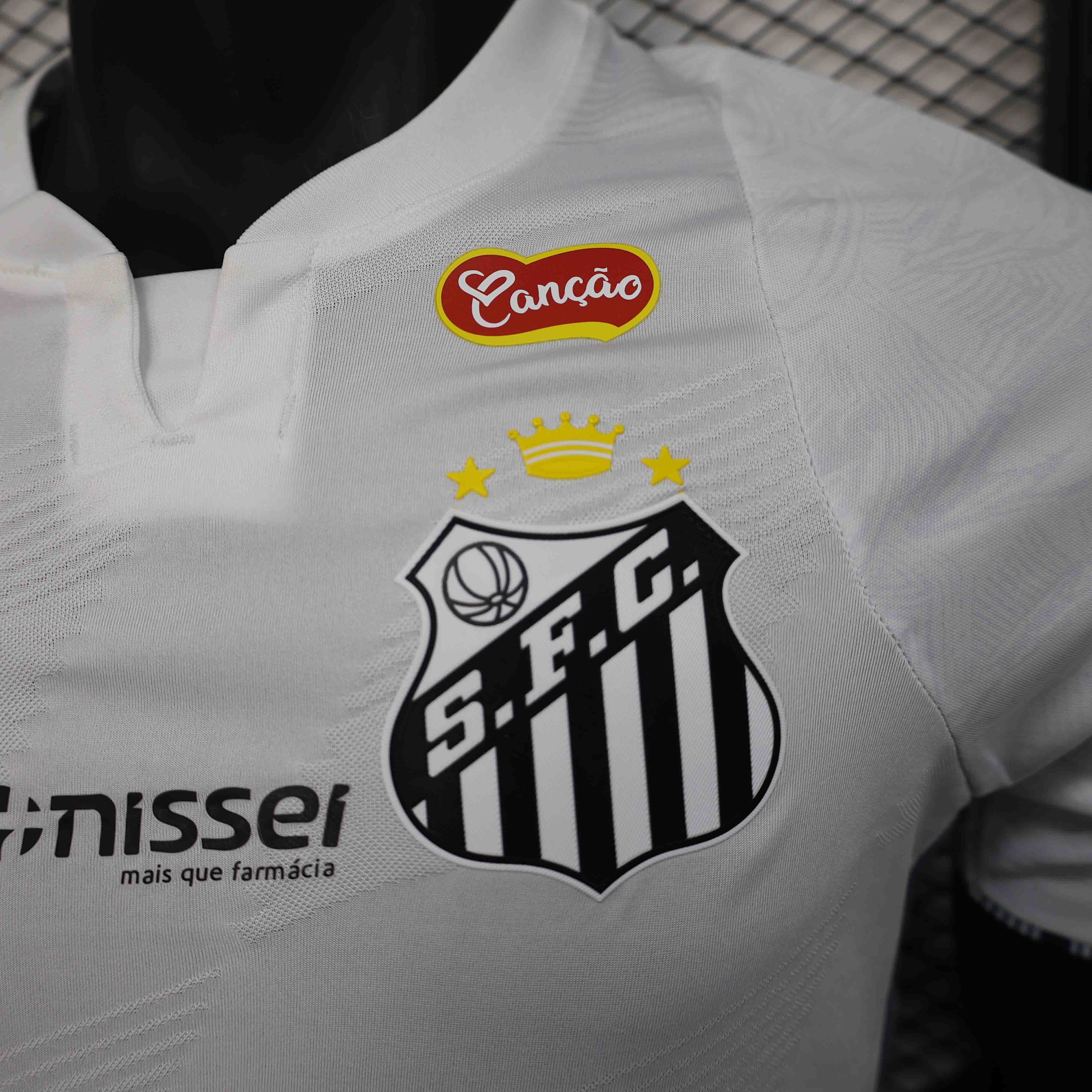 Santos FC Authentic Soccer Jersey Home Shirt All Sponsor 2024